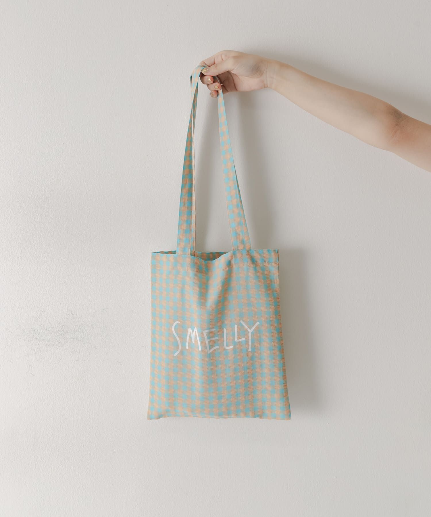 SMELLY「プリントトートバッグS」|トートバッグ|ブルー系その他