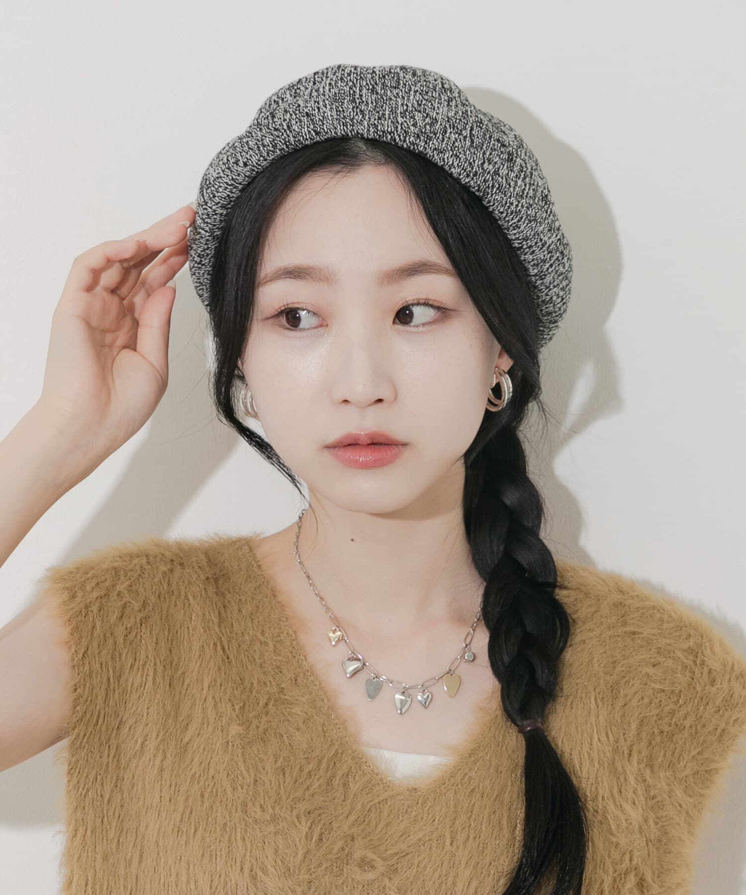 SMELLY「ミックスパターンベレー」|ハンチング・ベレー帽|