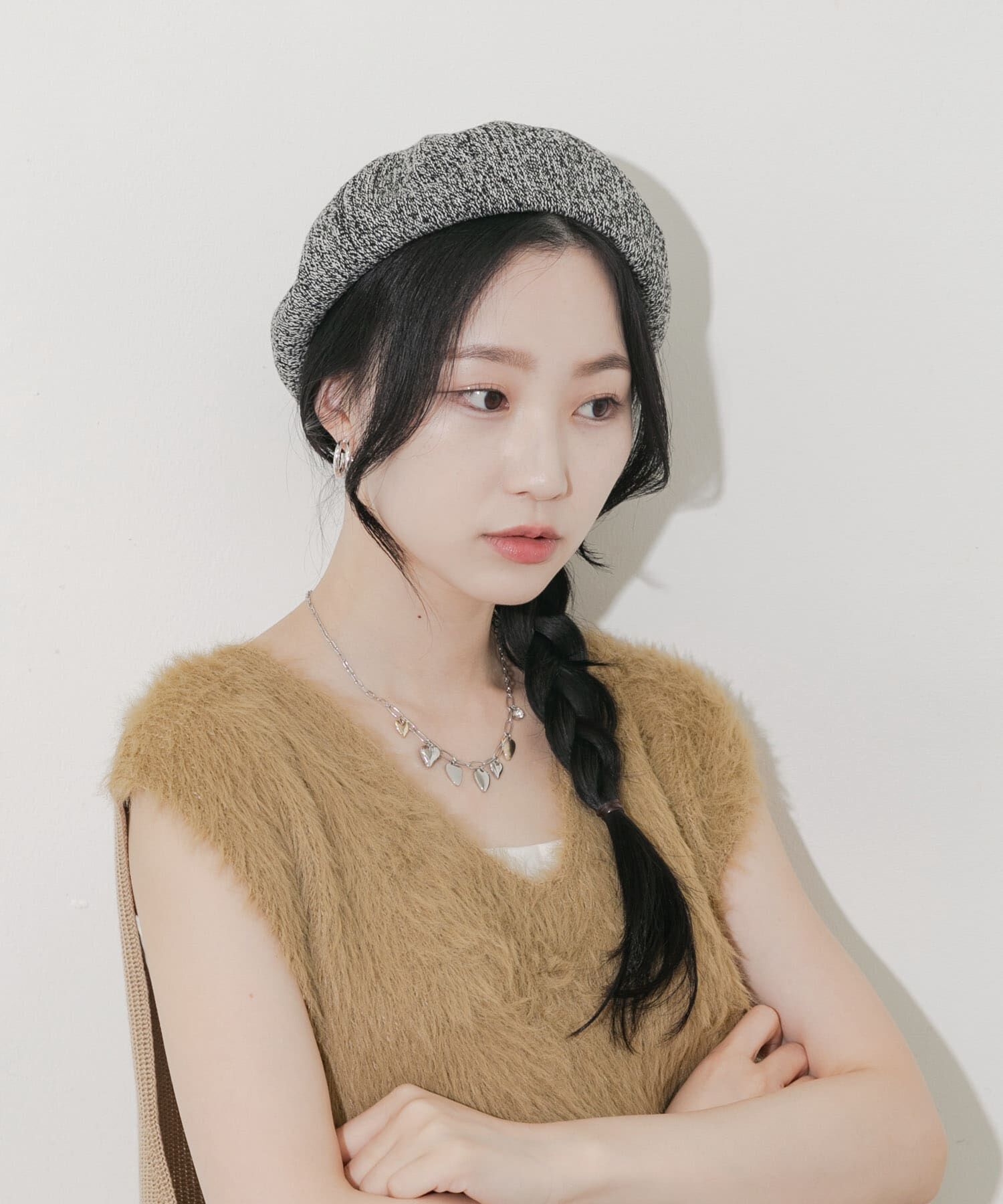 SMELLY「ミックスパターンベレー」|ハンチング・ベレー帽|