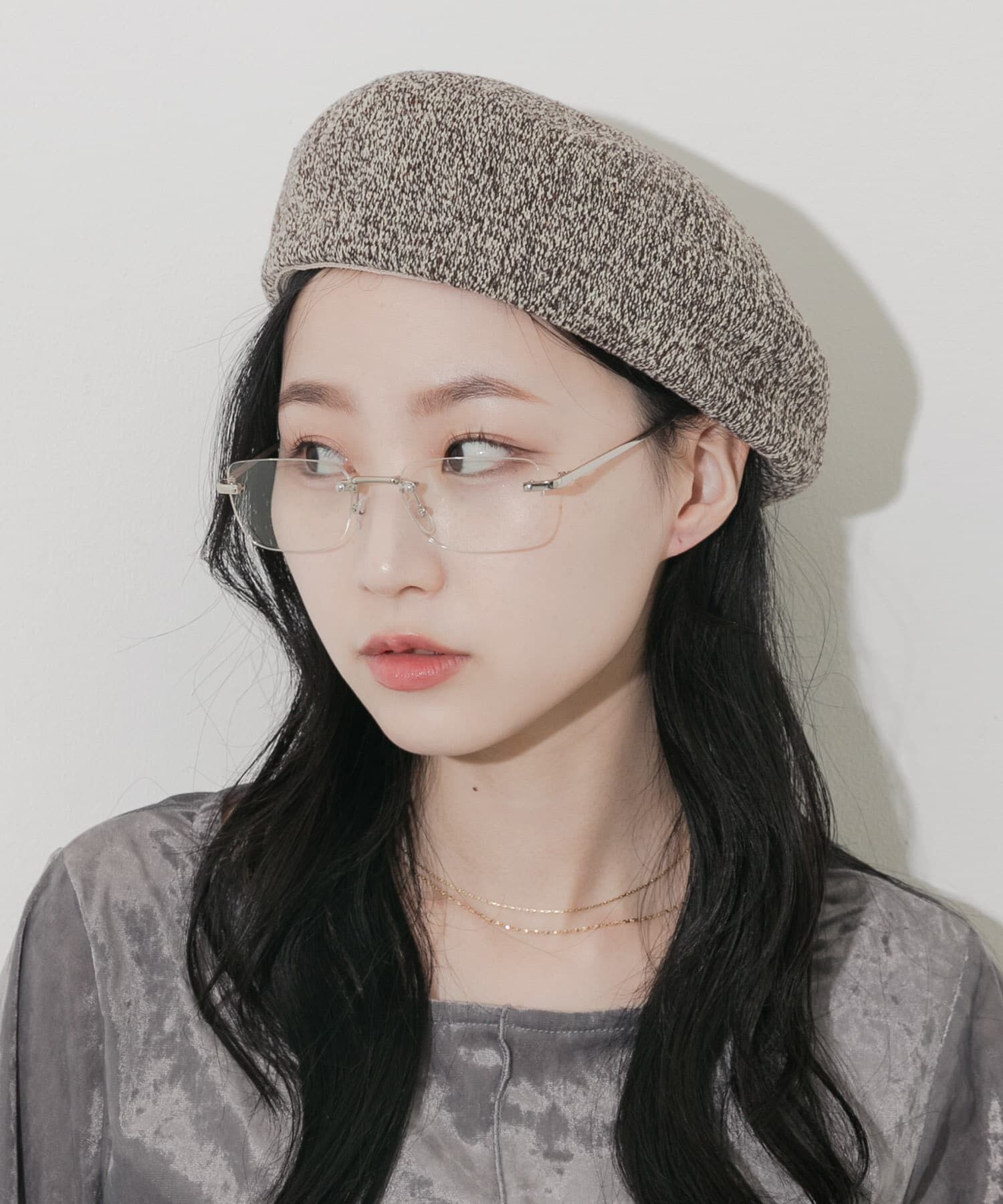 SMELLY「ミックスパターンベレー」|ハンチング・ベレー帽|