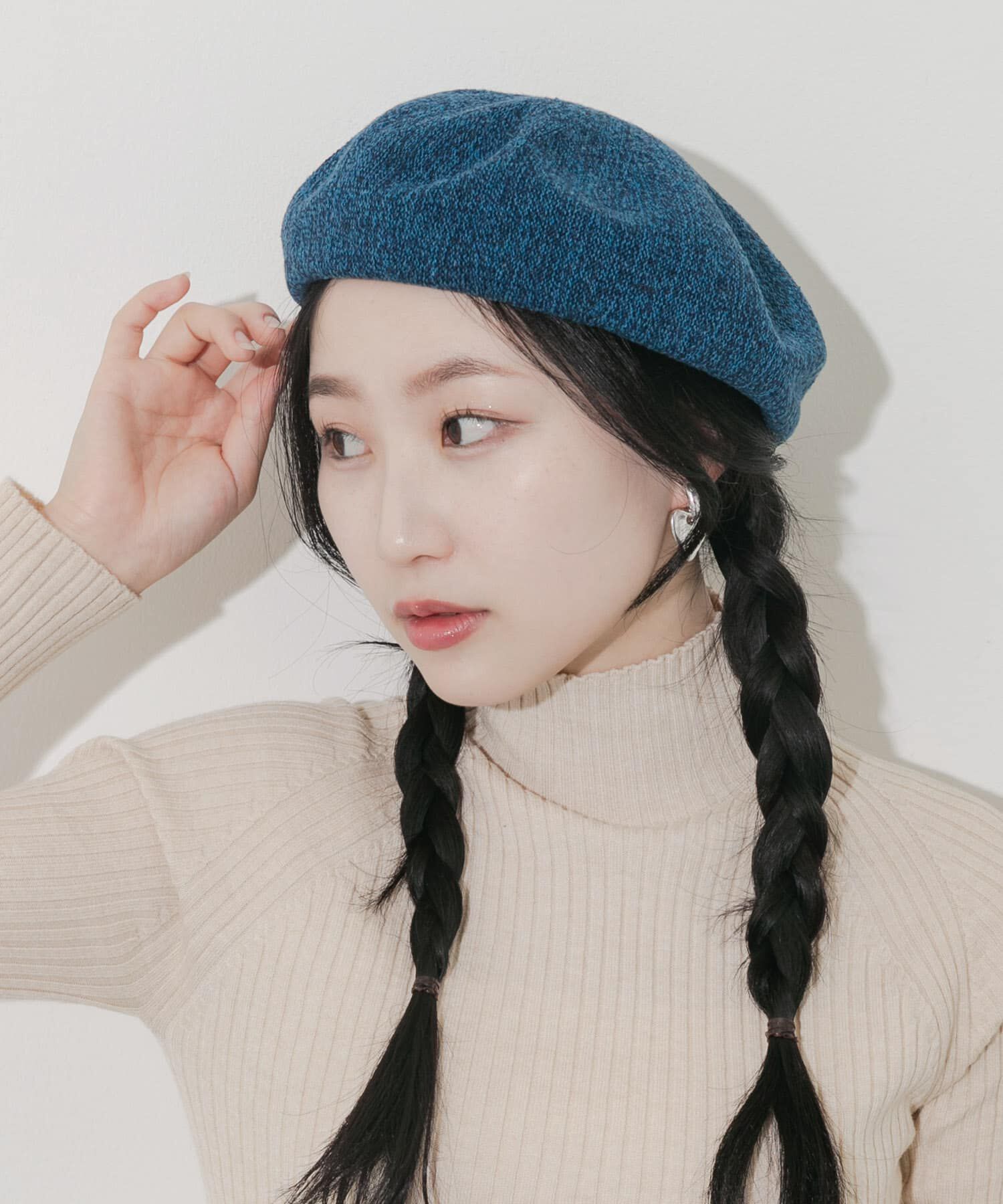 SMELLY「ミックスパターンベレー」|ハンチング・ベレー帽|