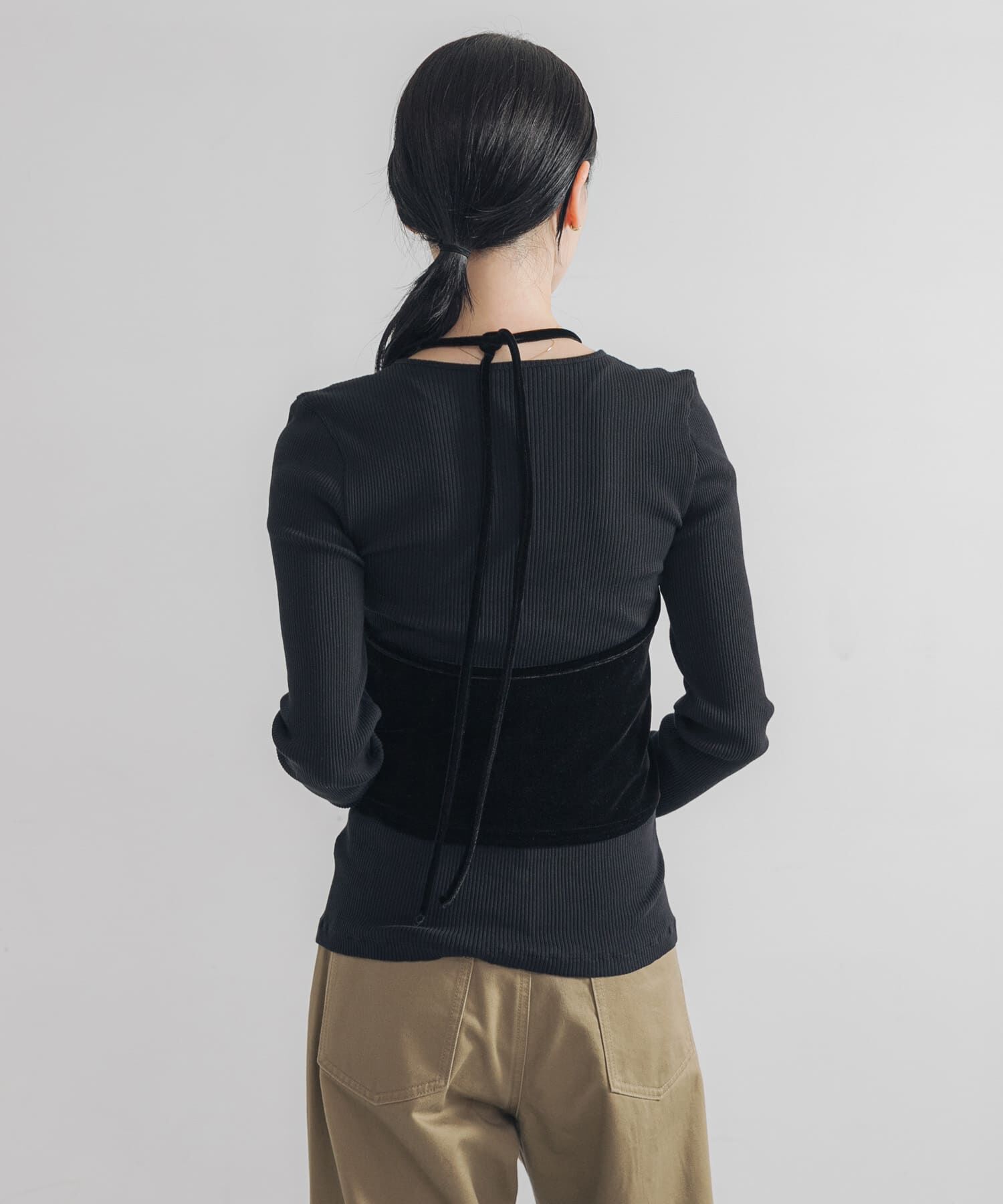 URBAN RESEARCH「ホルターネックベロアビスチェ」|その他|