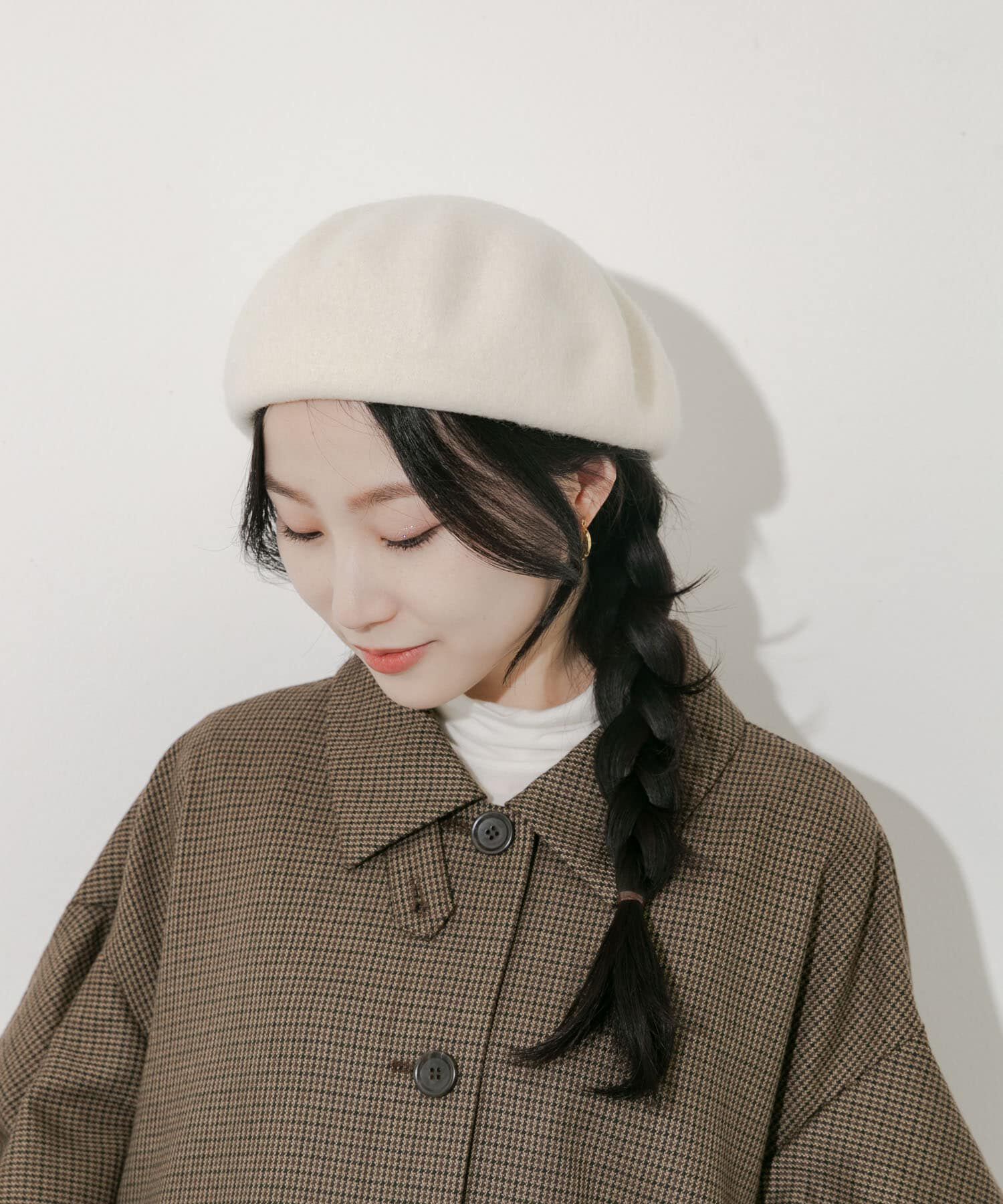 SMELLY「シンプルバスクベレー」|ハンチング・ベレー帽|