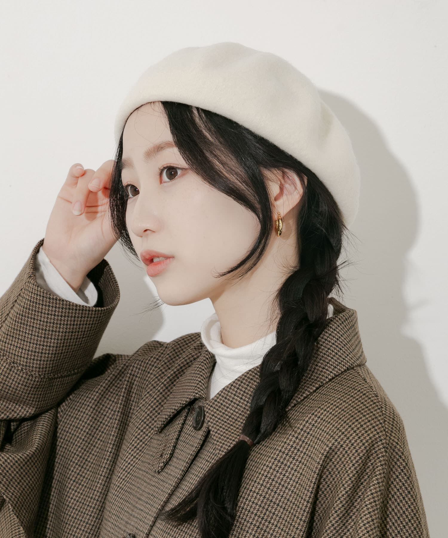 SMELLY「シンプルバスクベレー」|ハンチング・ベレー帽|