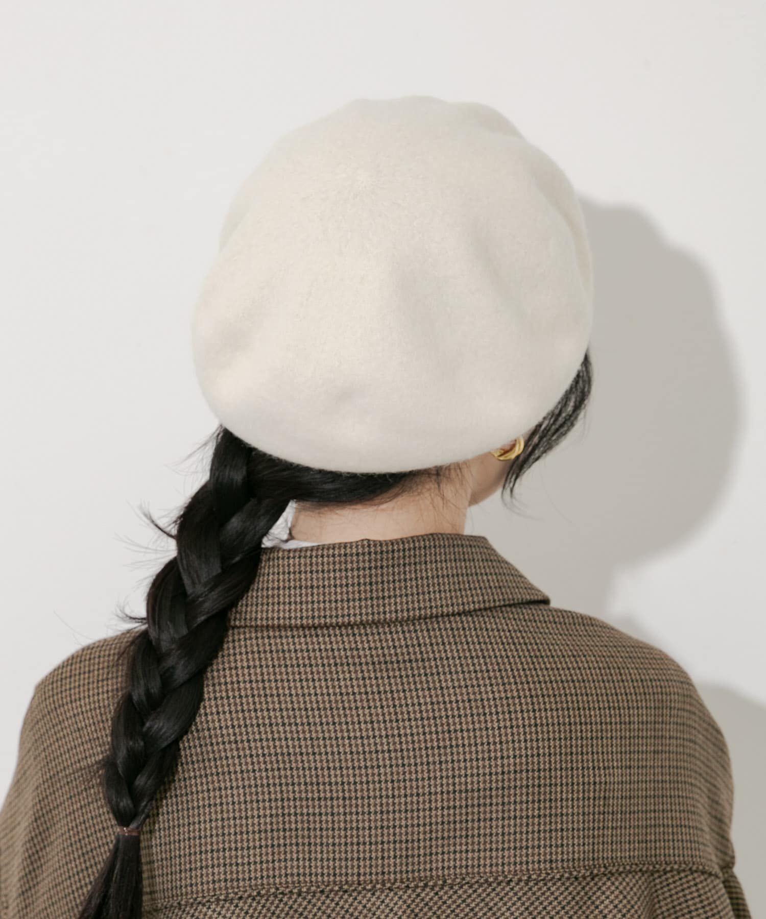 SMELLY「シンプルバスクベレー」|ハンチング・ベレー帽|