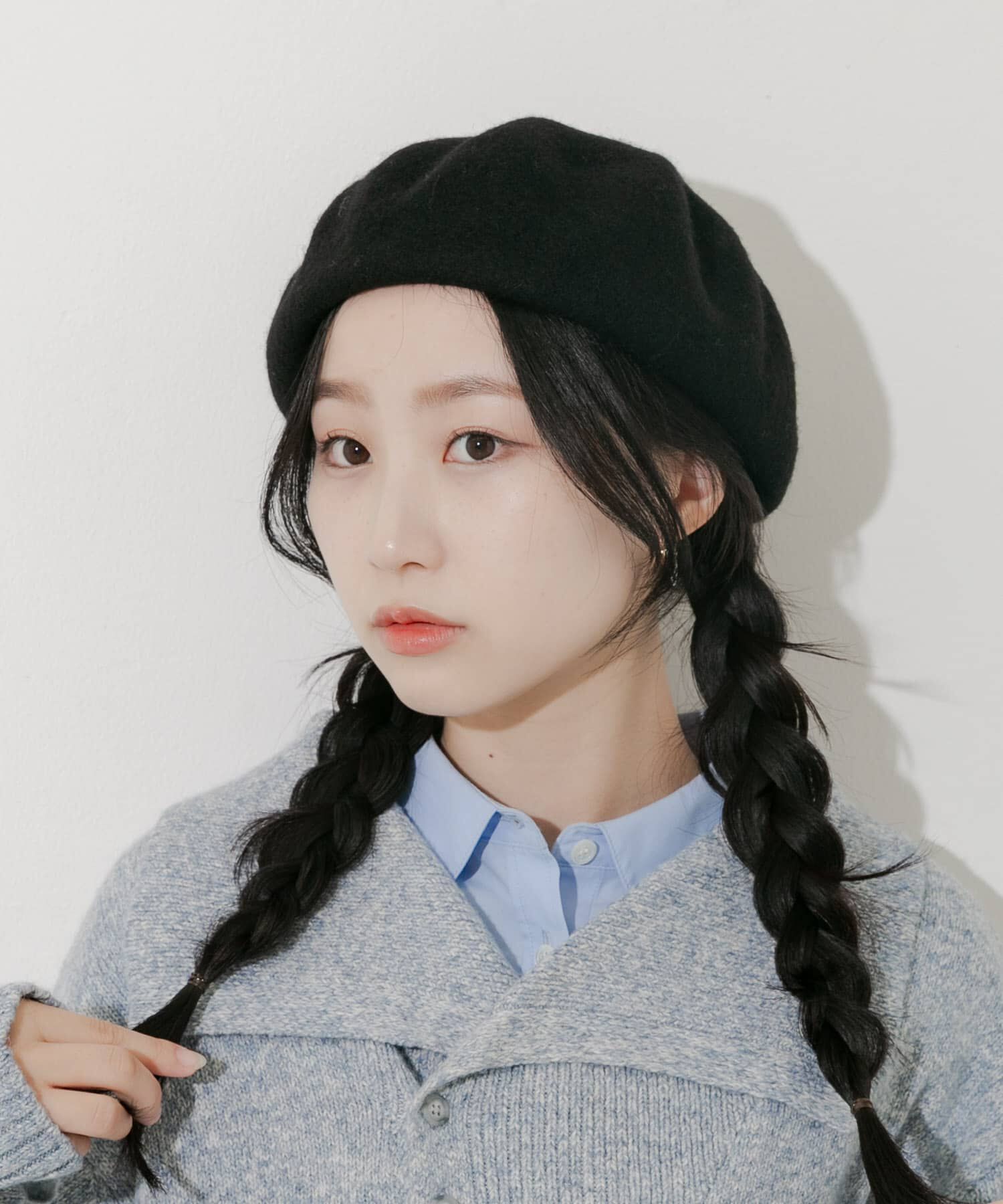 SMELLY「シンプルバスクベレー」|ハンチング・ベレー帽|