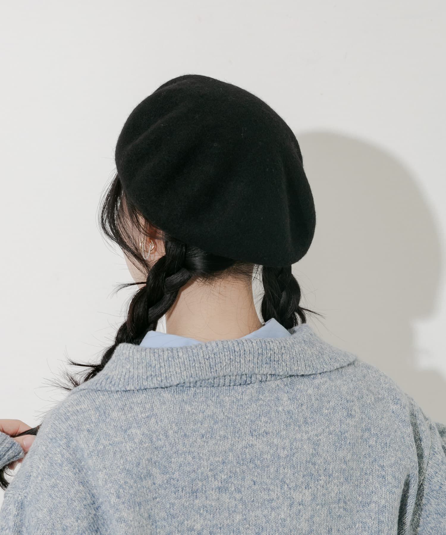 SMELLY「シンプルバスクベレー」|ハンチング・ベレー帽|