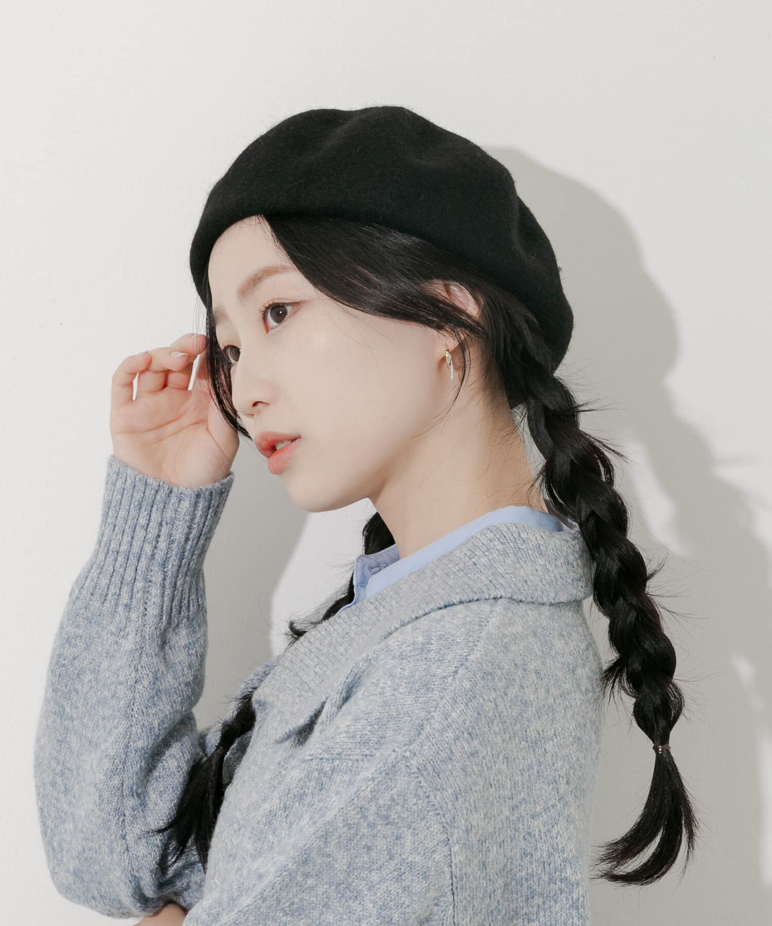 SMELLY「シンプルバスクベレー」|ハンチング・ベレー帽|