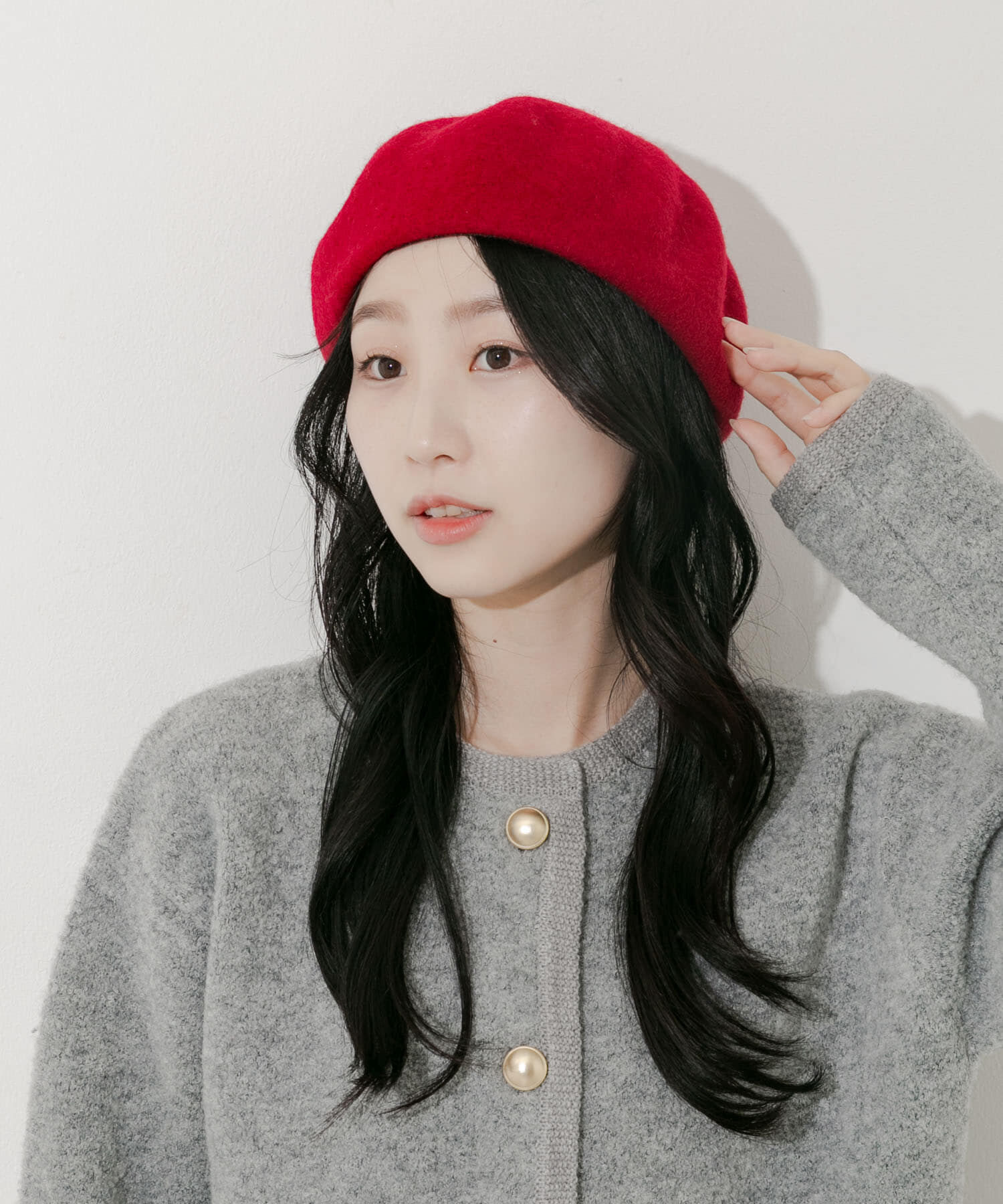 SMELLY「シンプルバスクベレー」|ハンチング・ベレー帽|