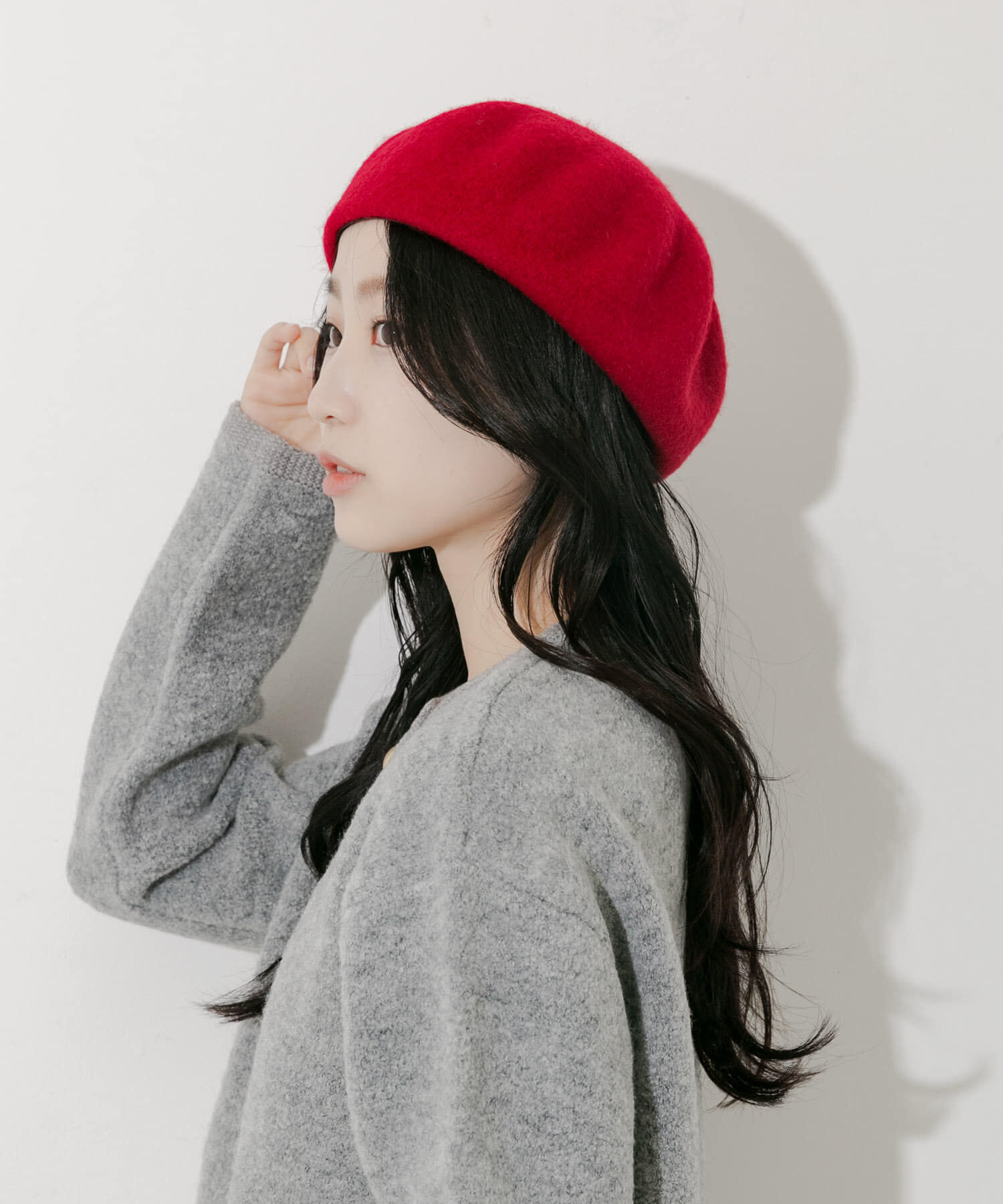 SMELLY「シンプルバスクベレー」|ハンチング・ベレー帽|