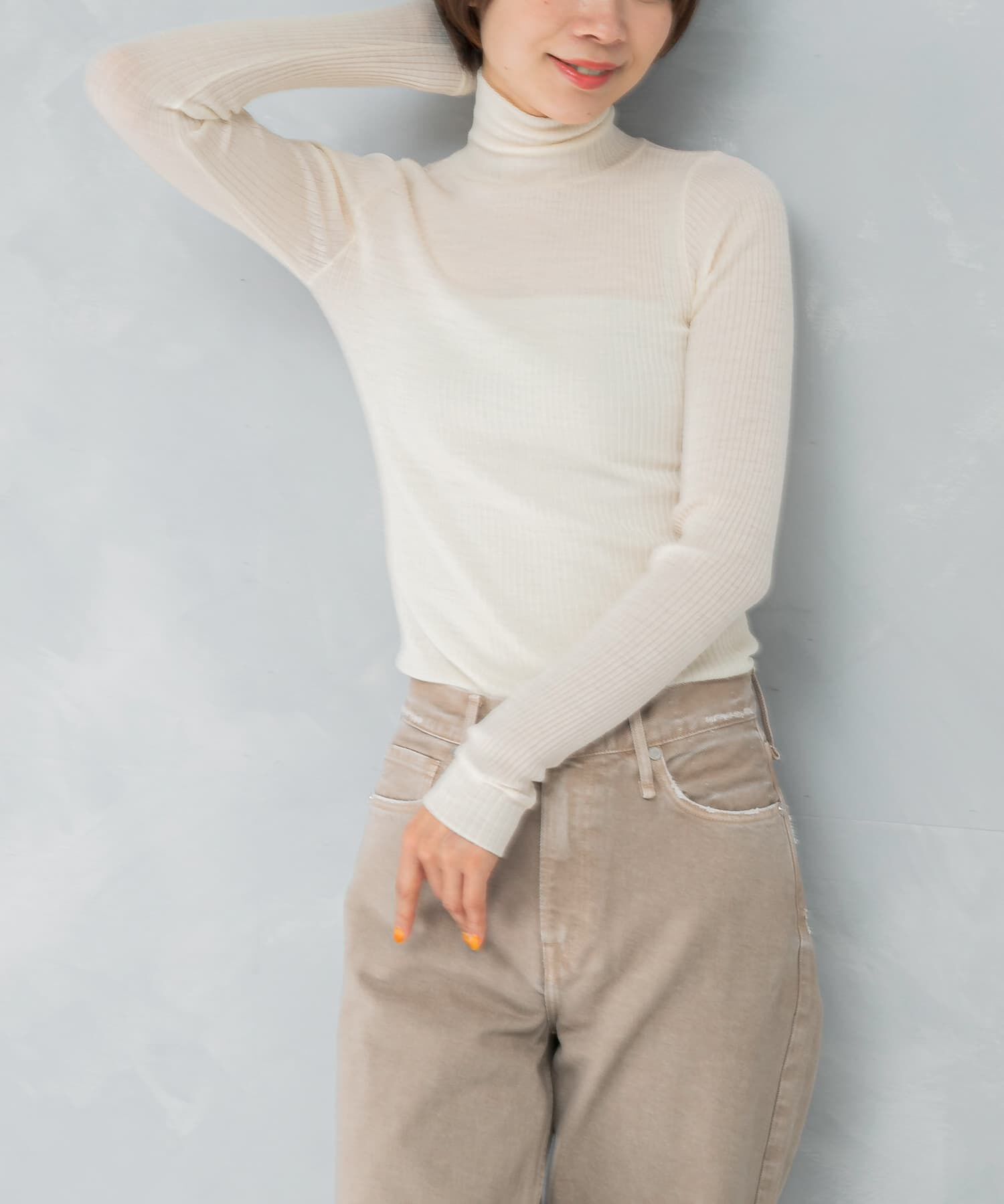 URBAN RESEARCH ROSSO「GICIPI　PRUGNA」|ニット・セーター|オフホワイト