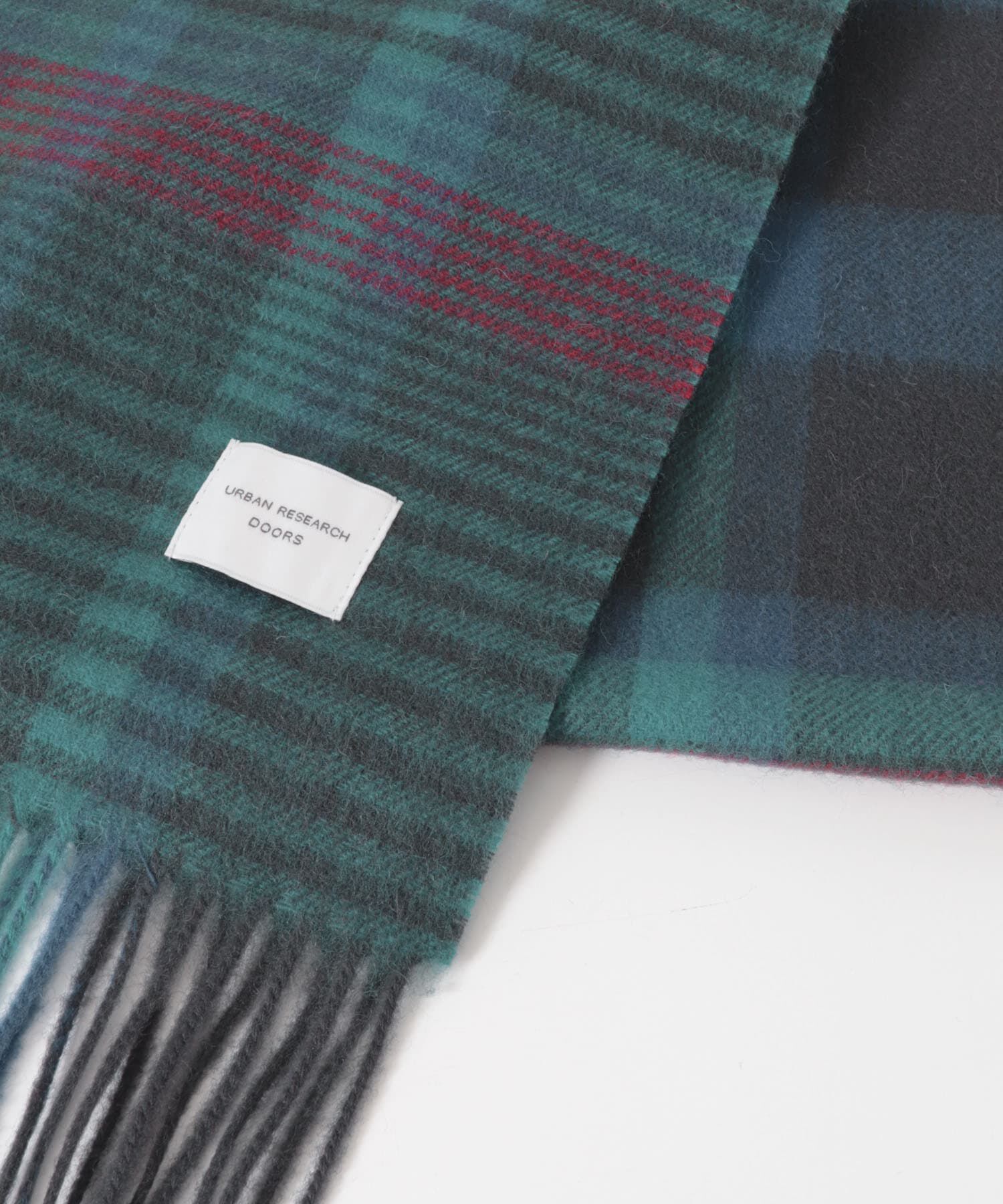 URBAN RESEARCH DOORS「ウールチェックストール」|ストール|
