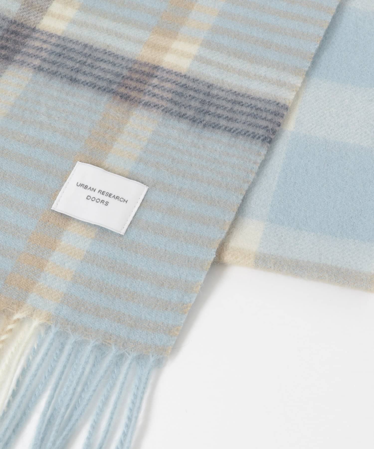 URBAN RESEARCH DOORS「ウールチェックストール」|ストール|