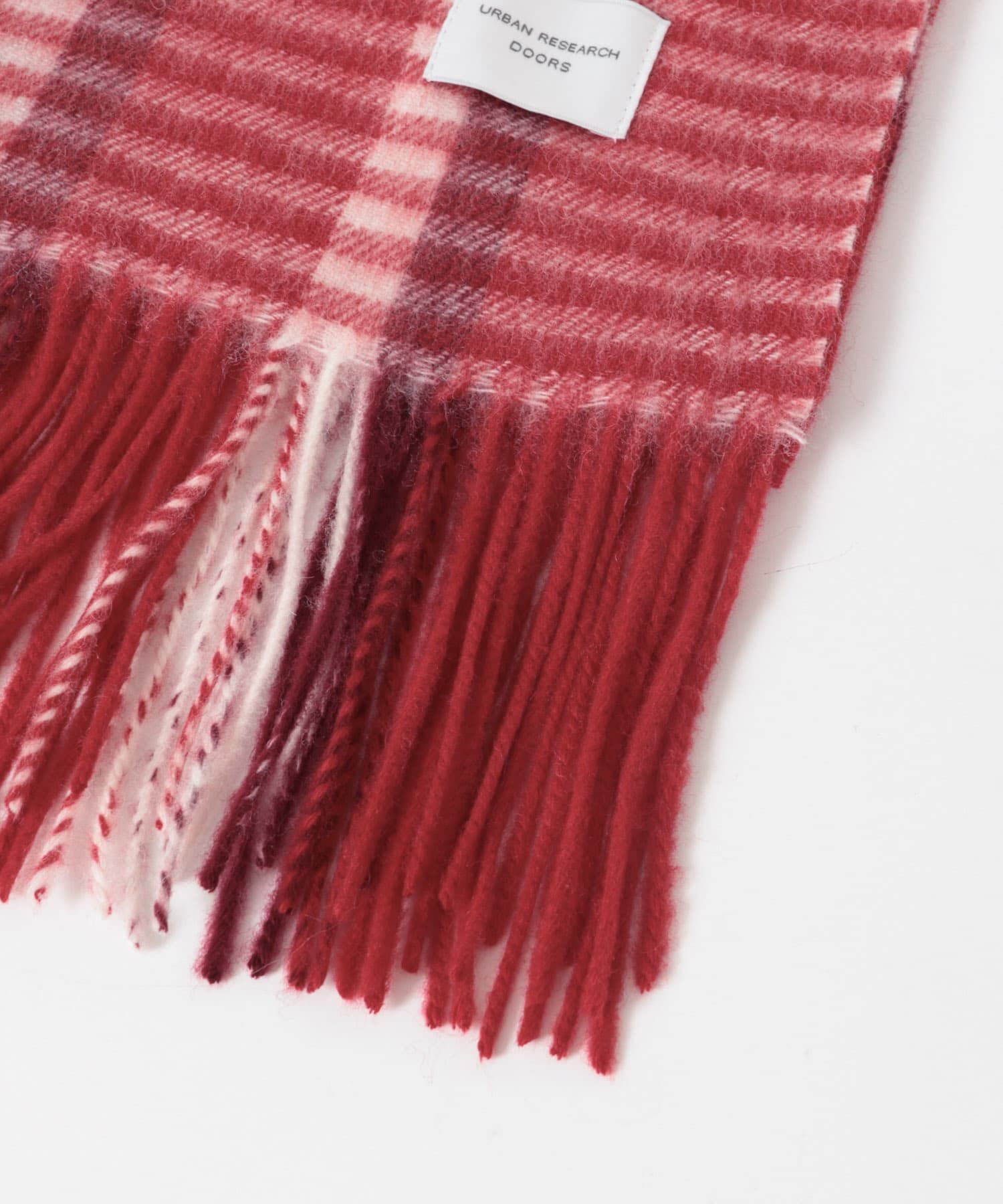 URBAN RESEARCH DOORS「ウールチェックストール」|ストール|