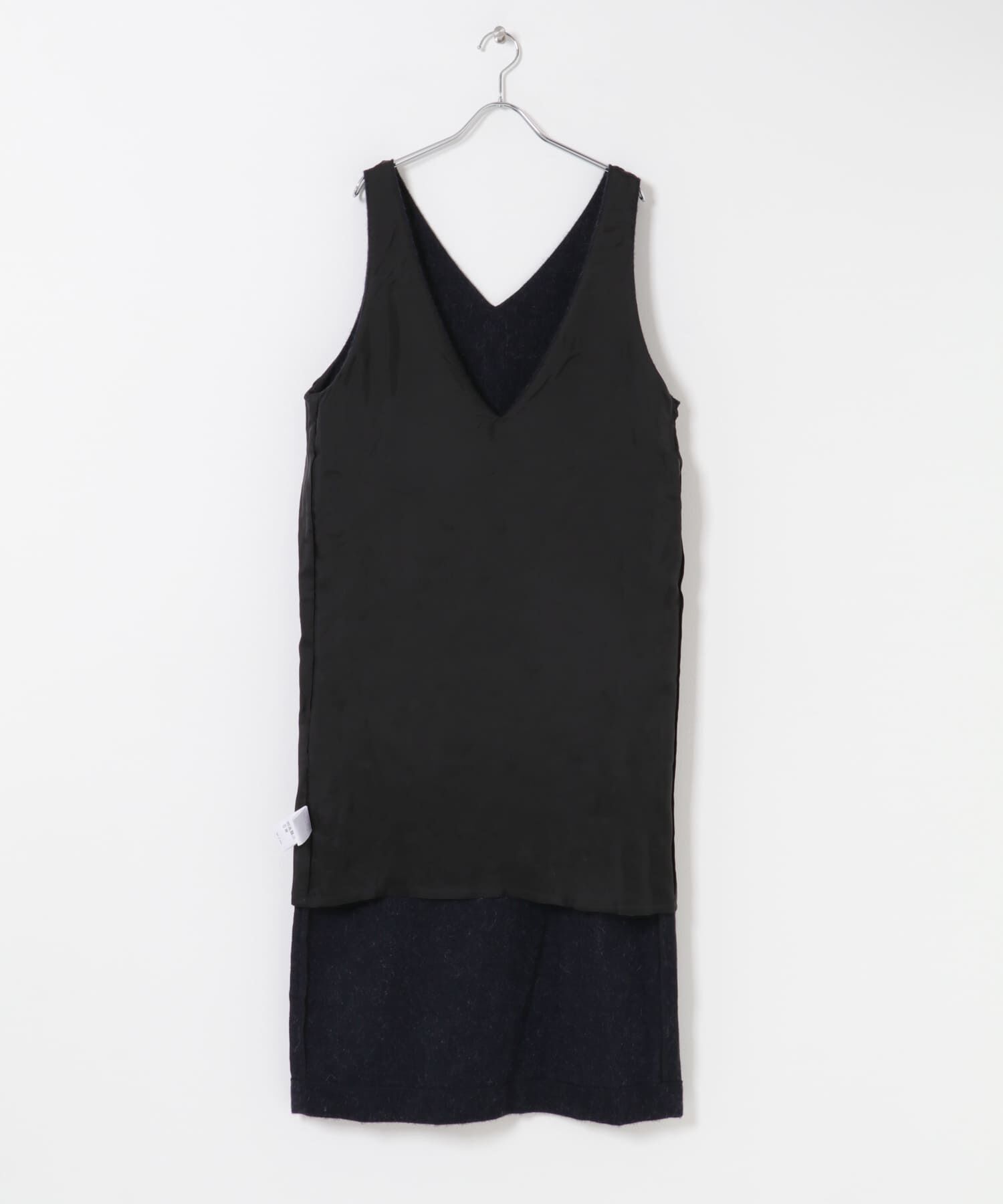 かぐれ「Vネックウールシャギーワンピース」|ワンピース|