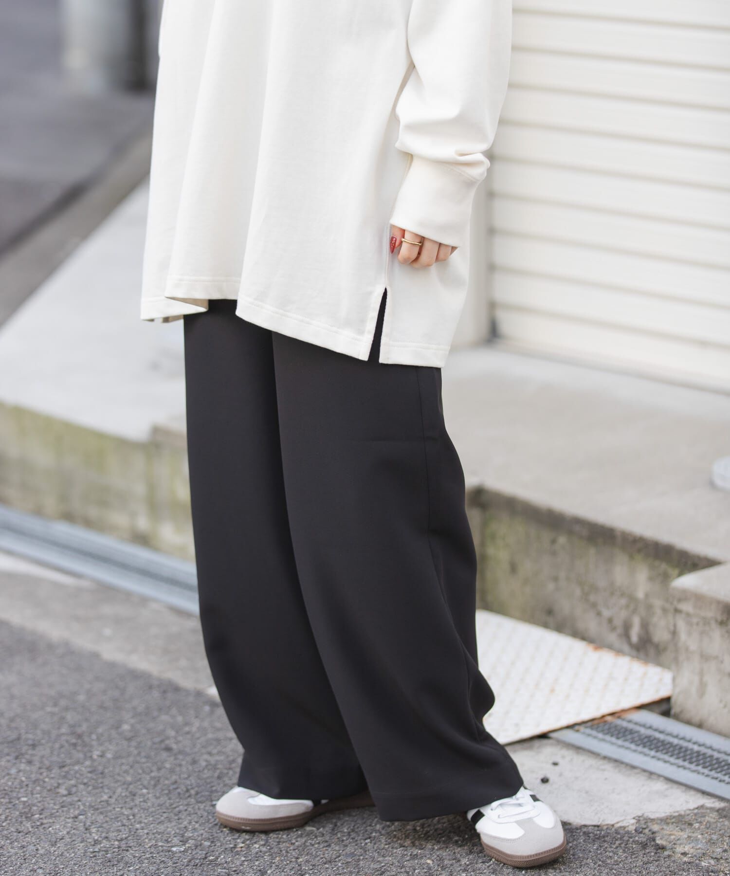 URBAN RESEARCH DOORS「FORK&SPOON　ダブルクロスイージーパンツ」|その他|