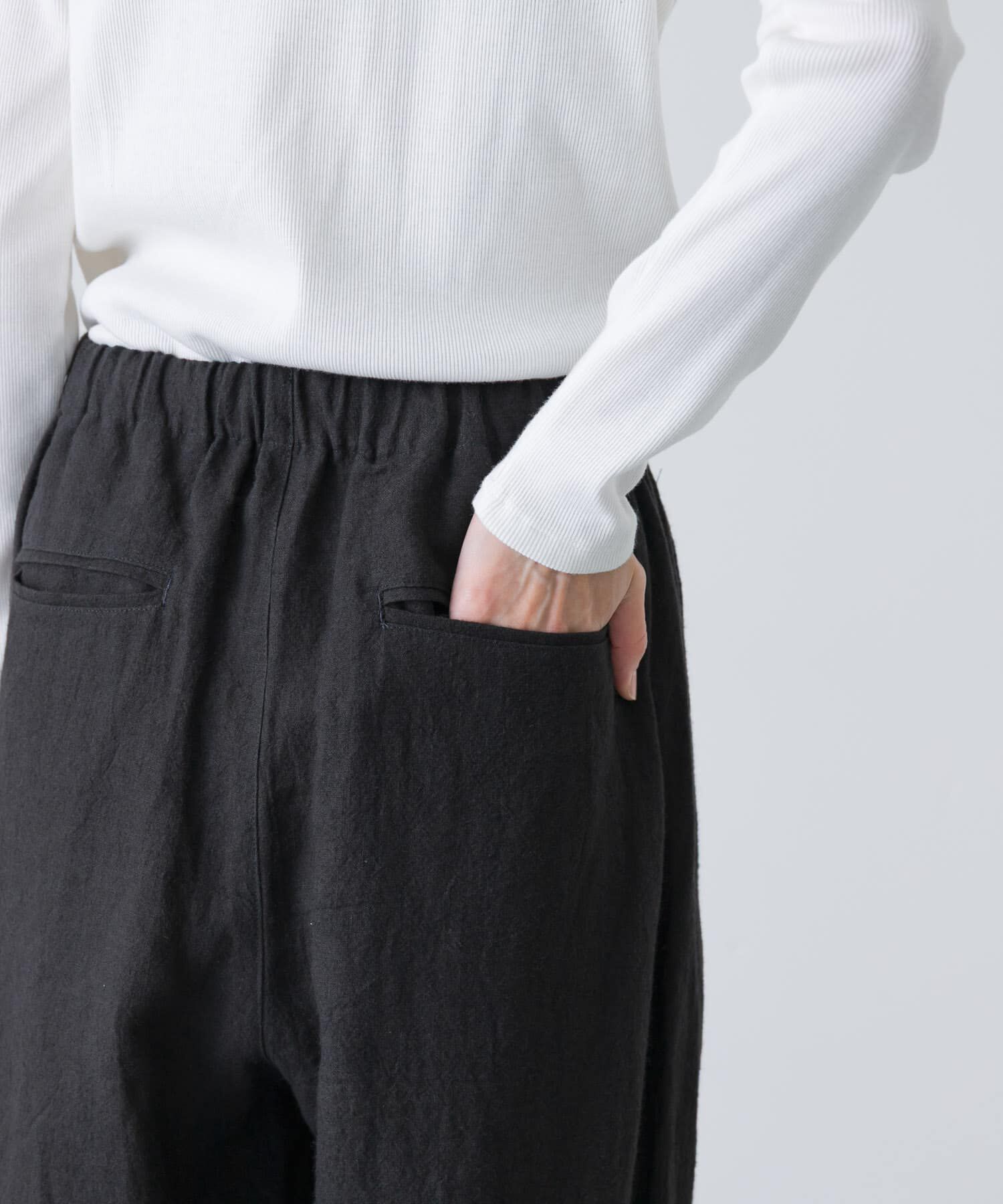 かぐれ「リネンラミールーズテーパードパンツ」|その他|