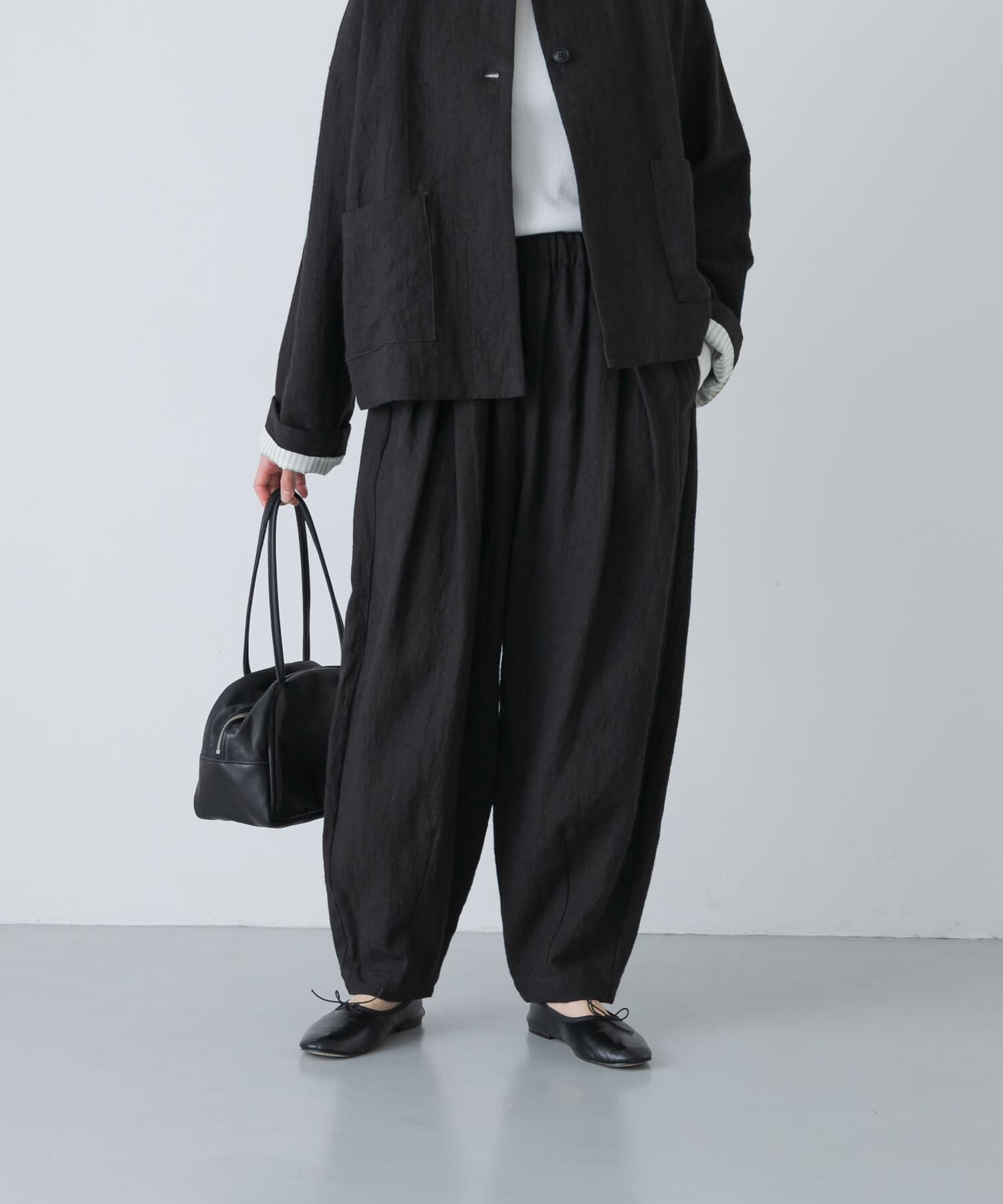 かぐれ「リネンラミールーズテーパードパンツ」|その他|