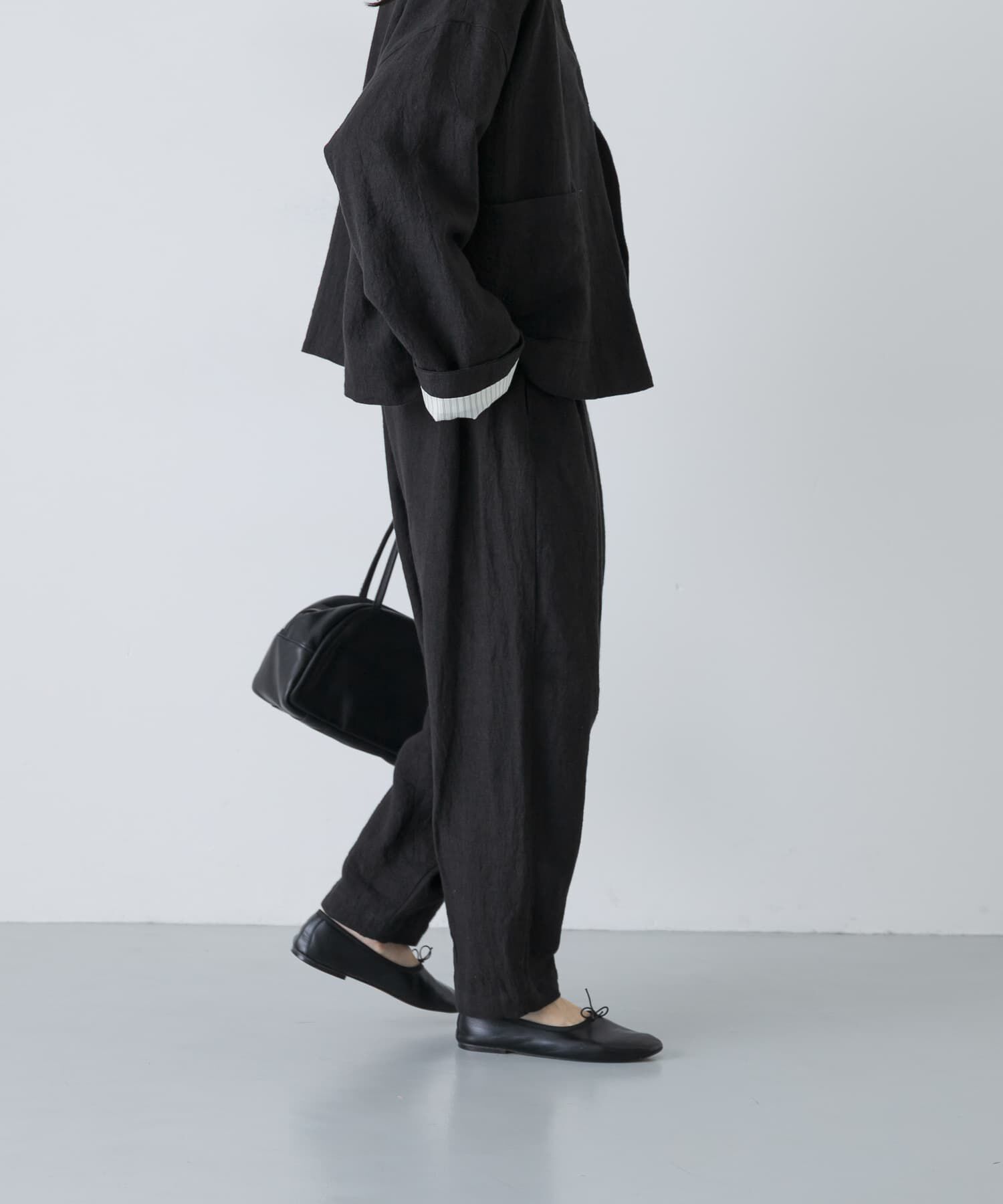 かぐれ「リネンラミールーズテーパードパンツ」|その他|