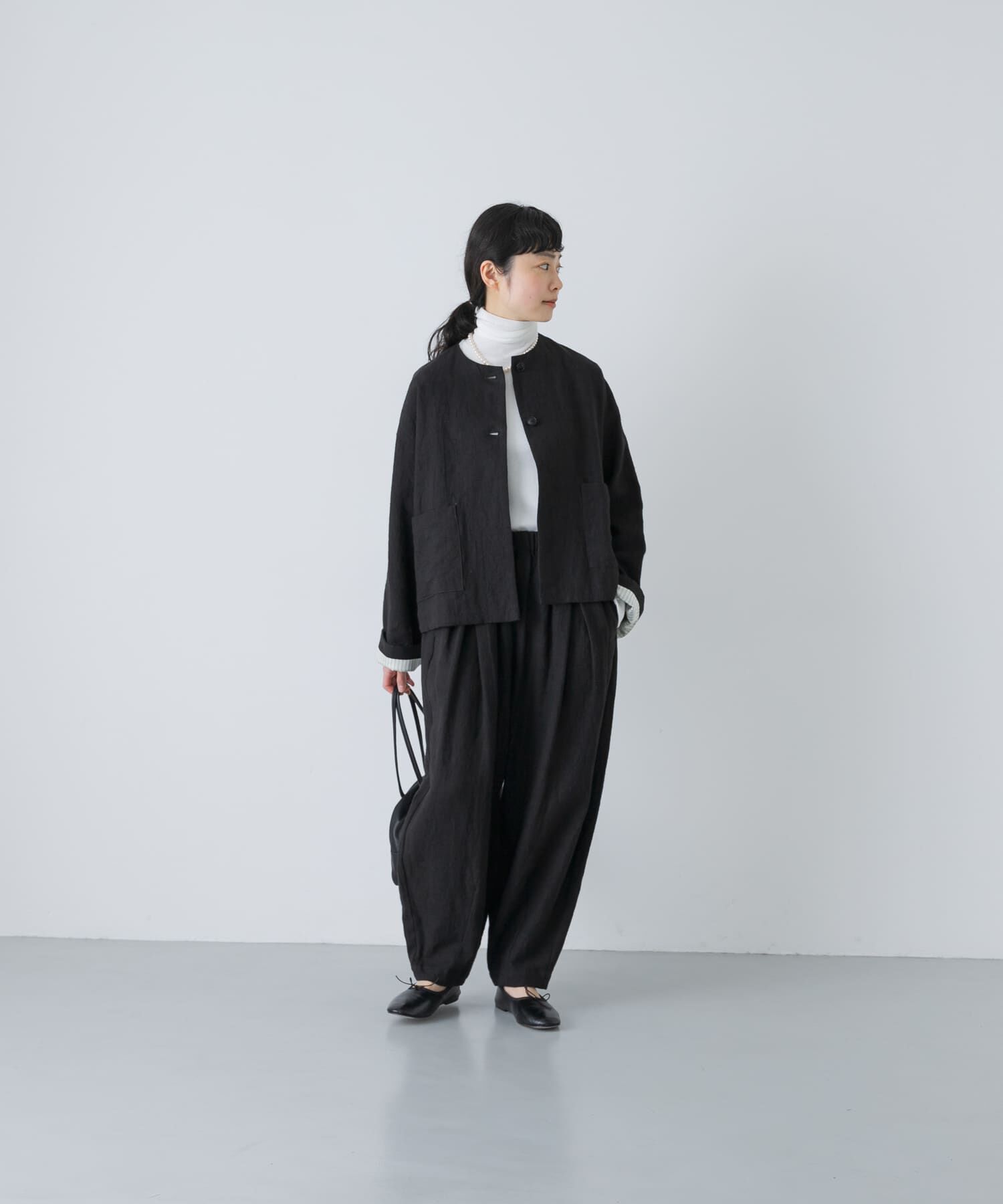 かぐれ「リネンラミールーズテーパードパンツ」|その他|