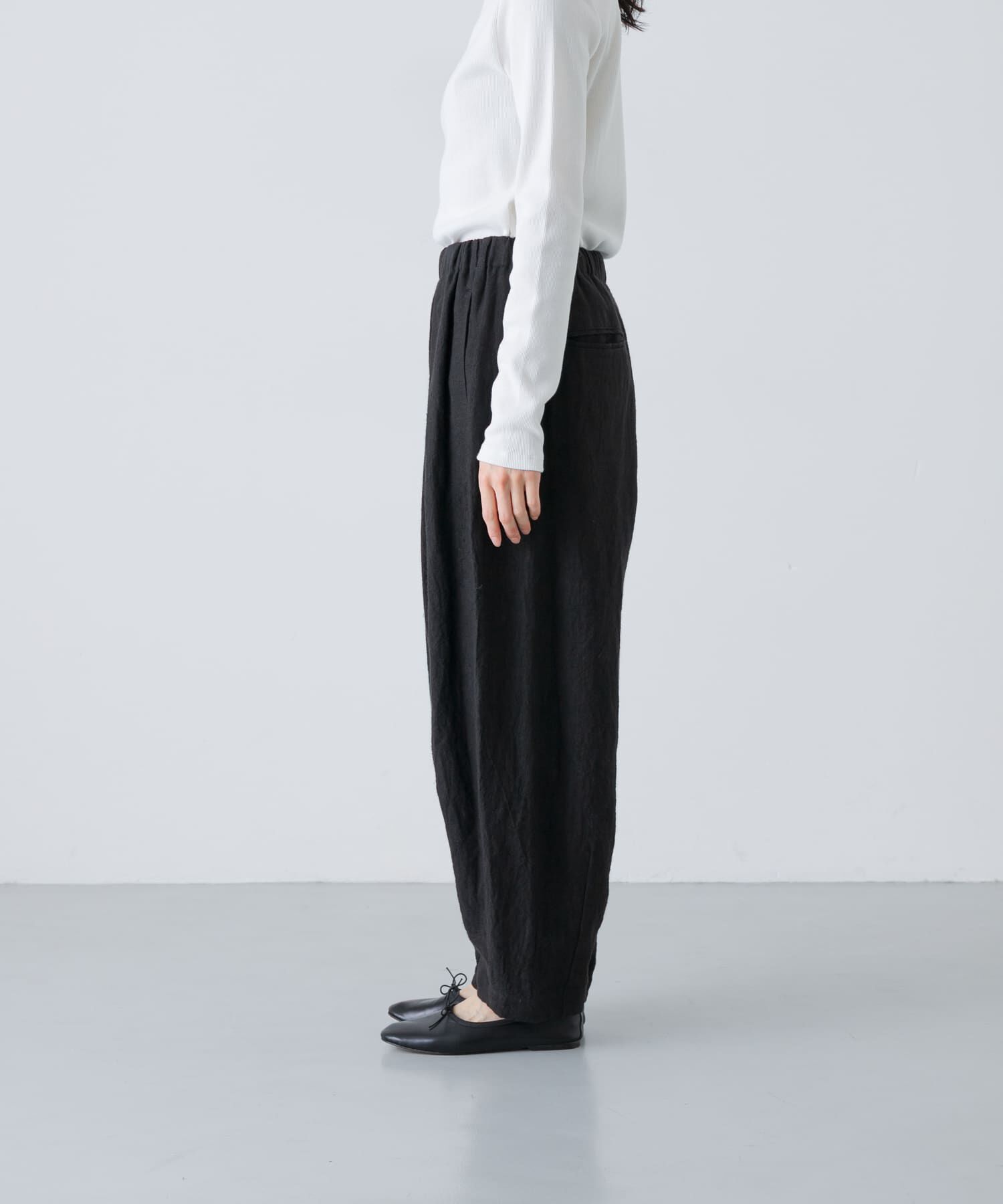 かぐれ「リネンラミールーズテーパードパンツ」|その他|