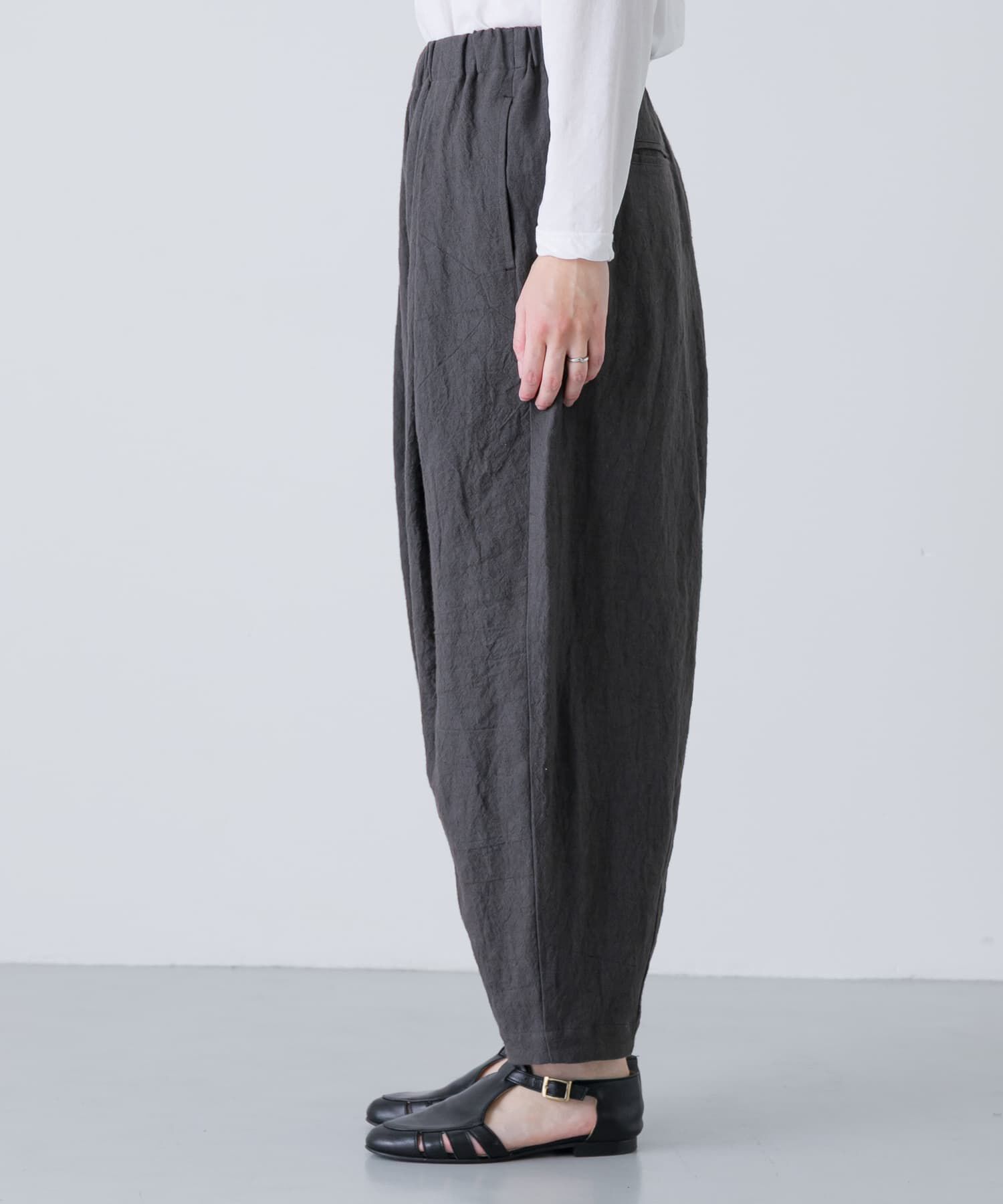 かぐれ「リネンラミールーズテーパードパンツ」|その他|