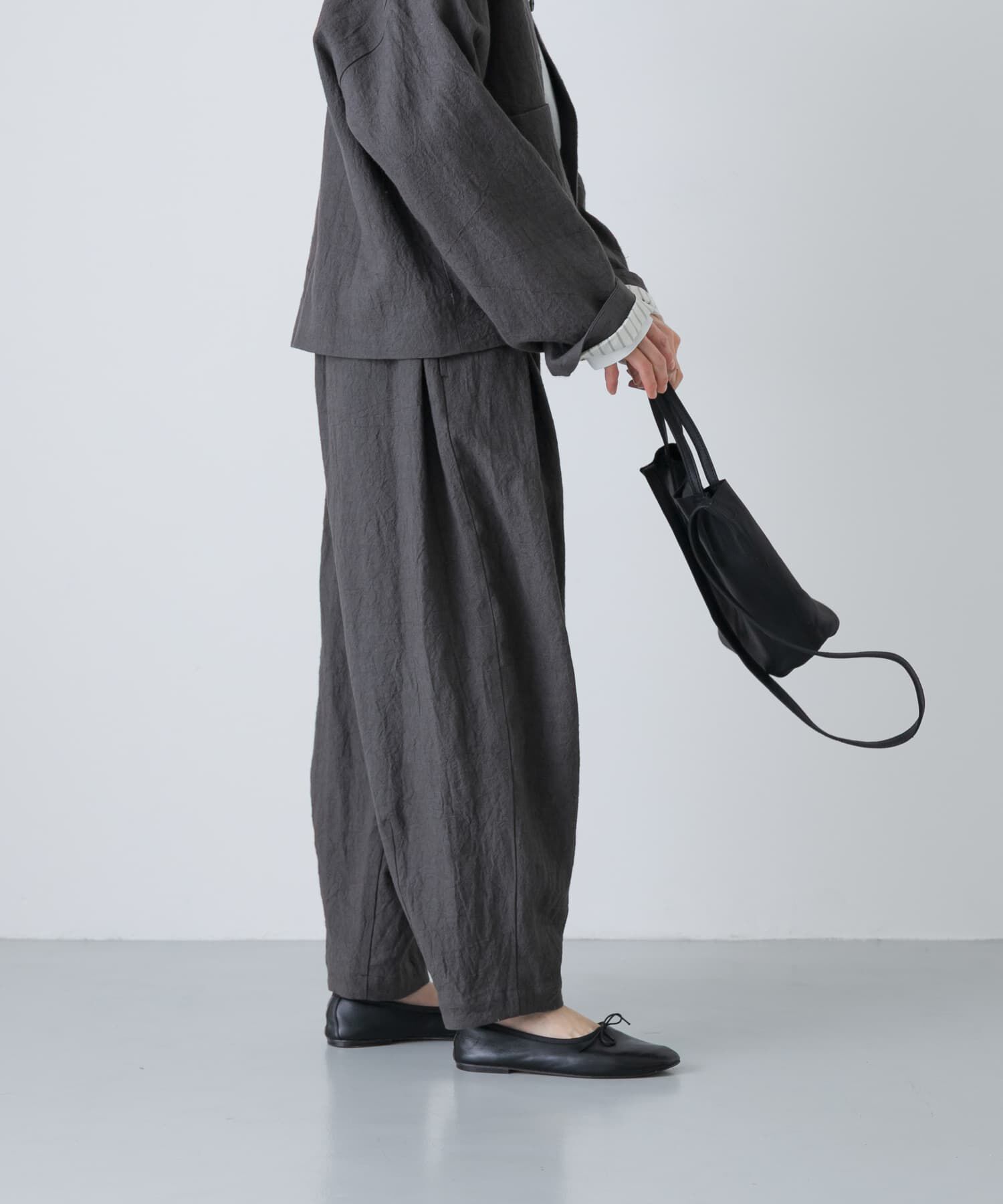 かぐれ「リネンラミールーズテーパードパンツ」|その他|