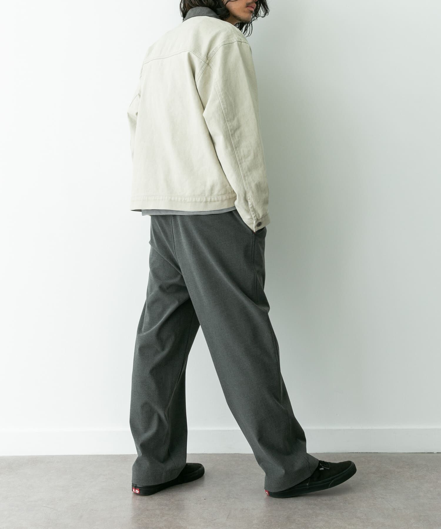 Sonny Label 「ウォッシュドツイル襟切替ジャケット」|ブルゾン・スタジャン|