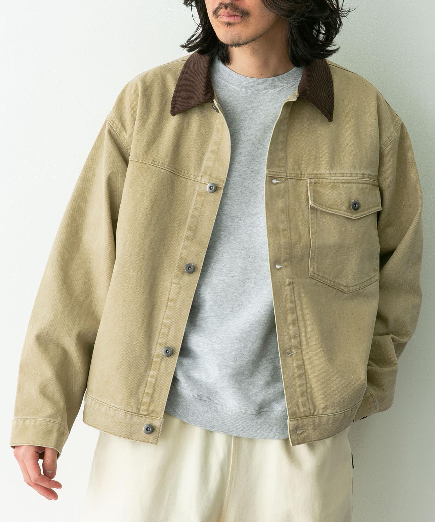 Sonny Label 「ウォッシュドツイル襟切替ジャケット」|ブルゾン・スタジャン|