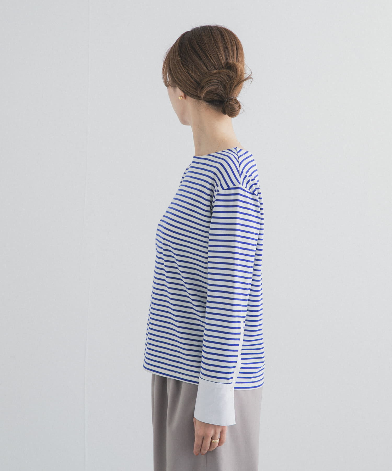 URBAN RESEARCH DOORS「カフスドッキングボーダープルオーバー」|Tシャツ・カットソー|