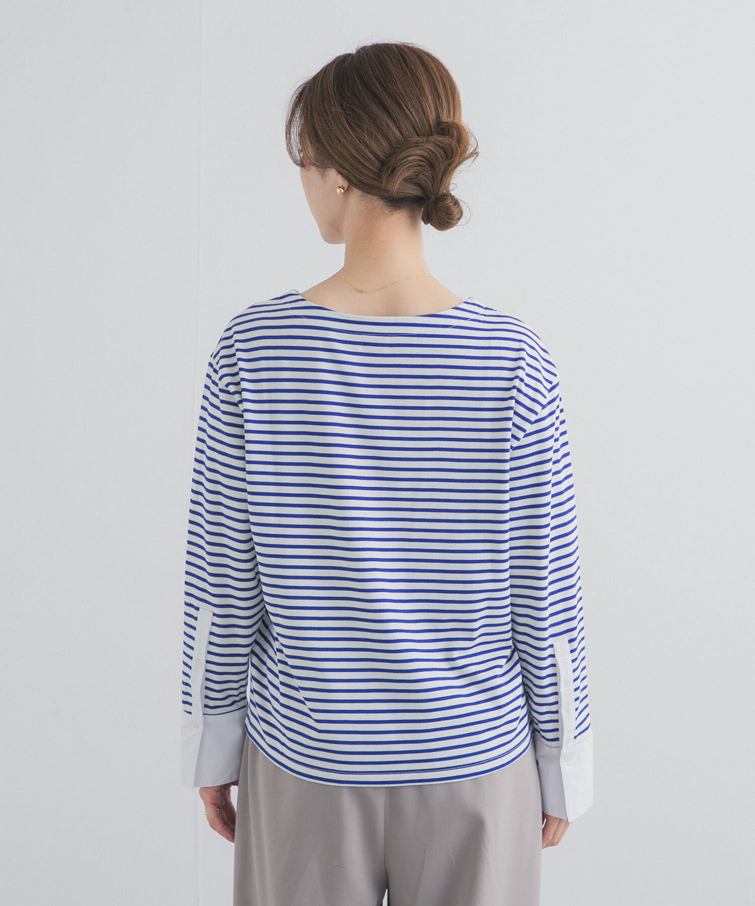 URBAN RESEARCH DOORS「カフスドッキングボーダープルオーバー」|Tシャツ・カットソー|