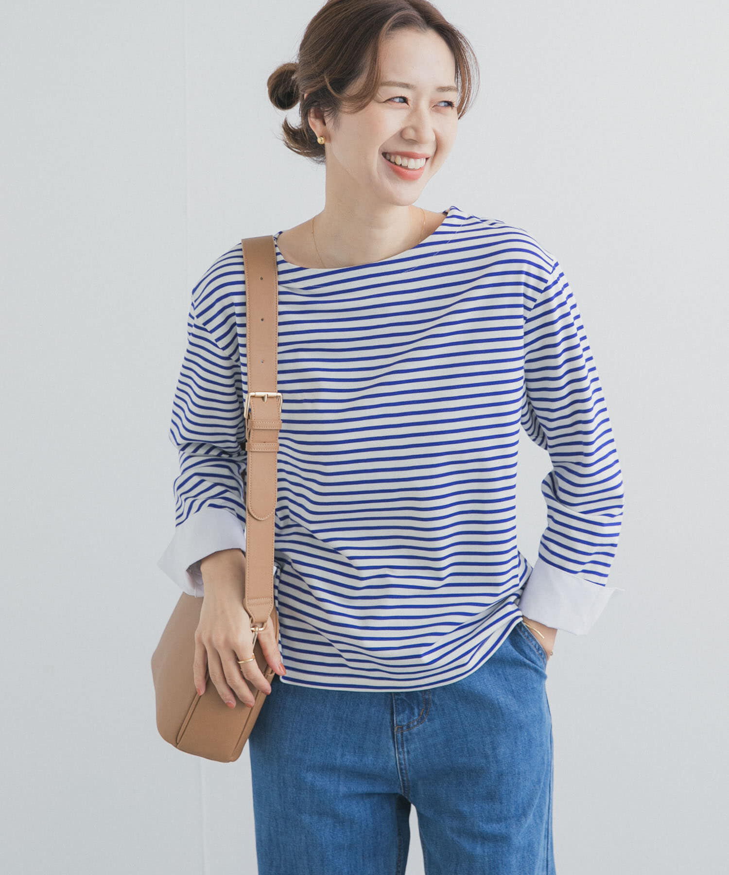 URBAN RESEARCH DOORS「カフスドッキングボーダープルオーバー」|Tシャツ・カットソー|