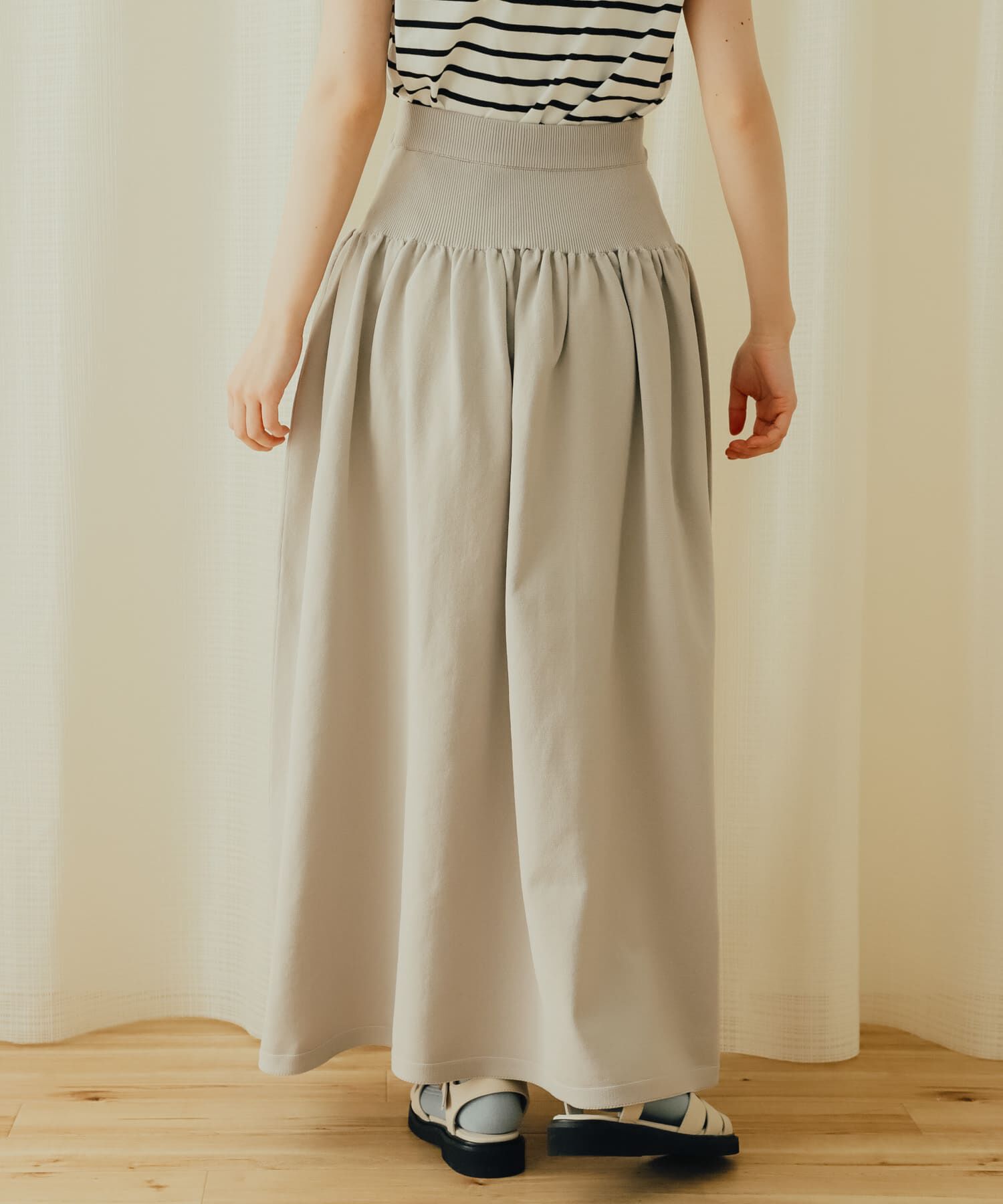 SENSE OF PLACE by URBAN RESEARCH「ギャザーボリュームニットスカート」|スカート|