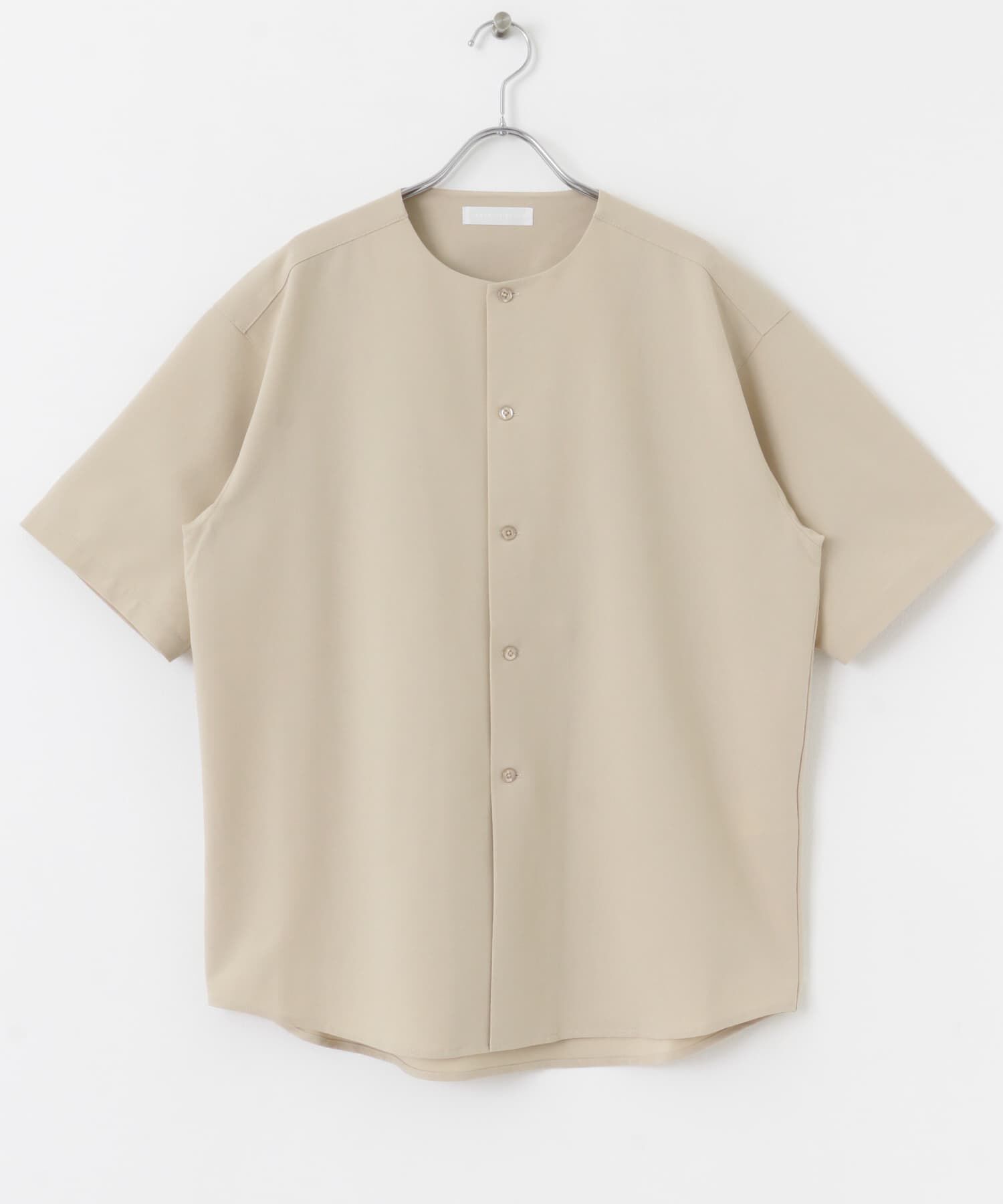 SENSE OF PLACE by URBAN RESEARCH「ノーカラーシャツ(5分袖)」|シャツ・ブラウス|