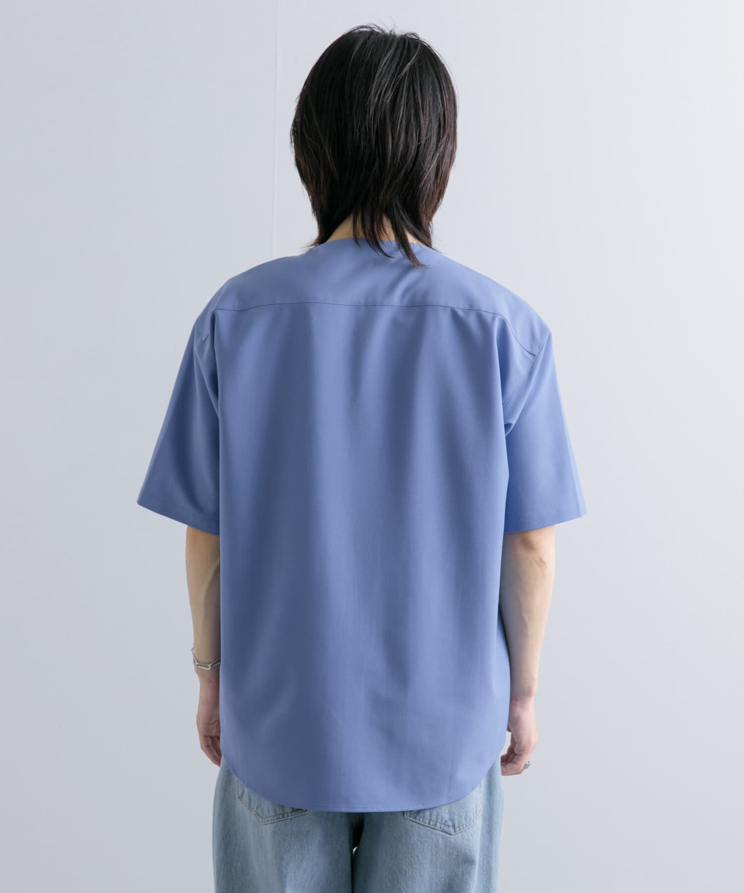 SENSE OF PLACE by URBAN RESEARCH「ノーカラーシャツ(5分袖)」|シャツ・ブラウス|