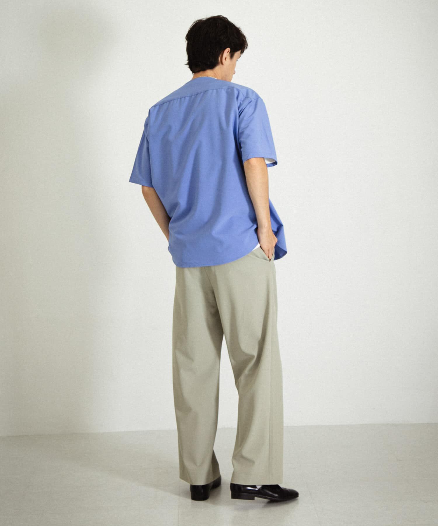 SENSE OF PLACE by URBAN RESEARCH「ノーカラーシャツ(5分袖)」|シャツ・ブラウス|