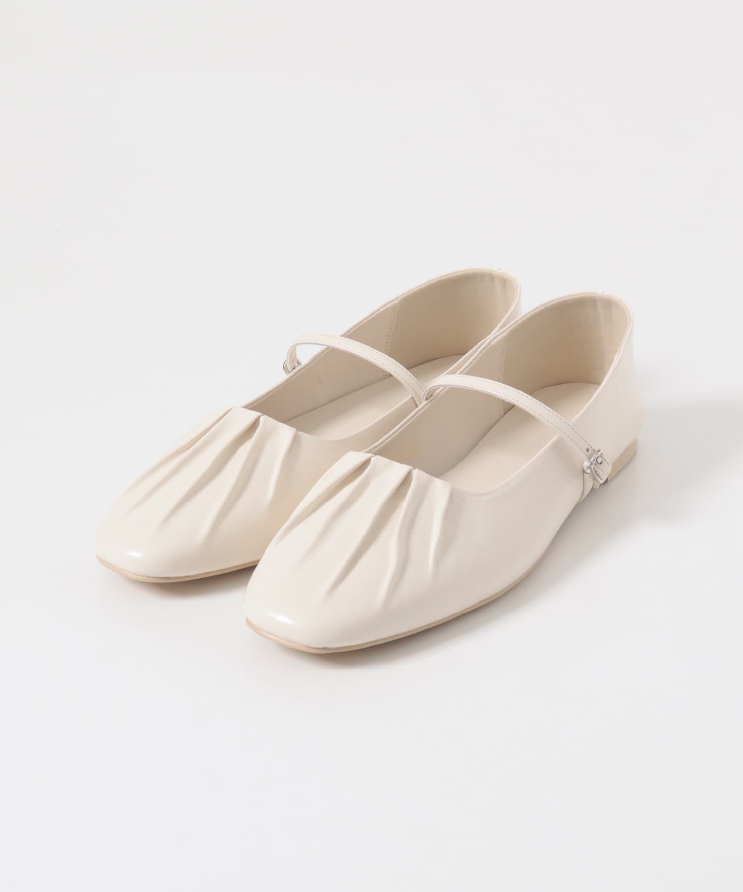 SENSE OF PLACE by URBAN RESEARCH「『抗菌/消臭』ギャザーフラットパンプス」|パンプス|