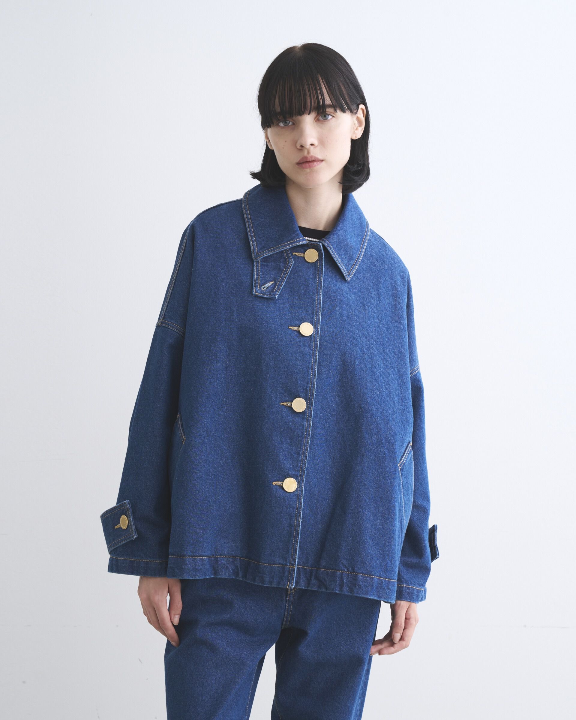 Traditional Weatherwear「MALTON BUTTON THROUGH SHORT DENIM」|その他|
