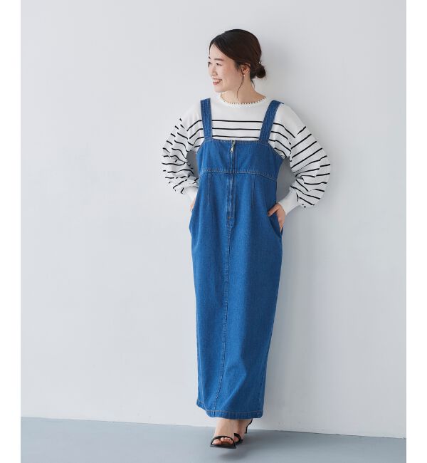 le.coeur blanc「パールネックボリュームスリーブニット」|ニット・セーター|