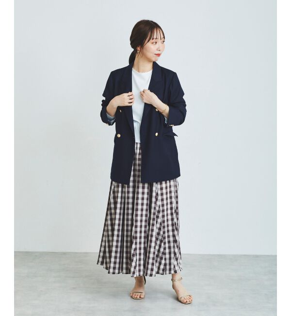 le.coeur blanc「パールネックボリュームスリーブニット」|ニット・セーター|