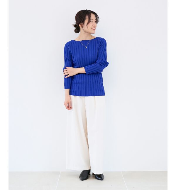  「ウールライクフロントタックワイドクロップドパンツ」|その他|