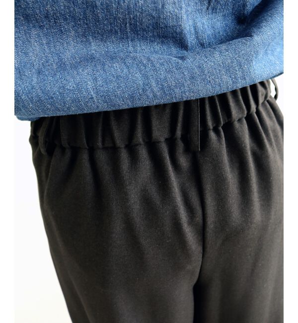  「ウールライクフロントタックワイドクロップドパンツ」|その他|