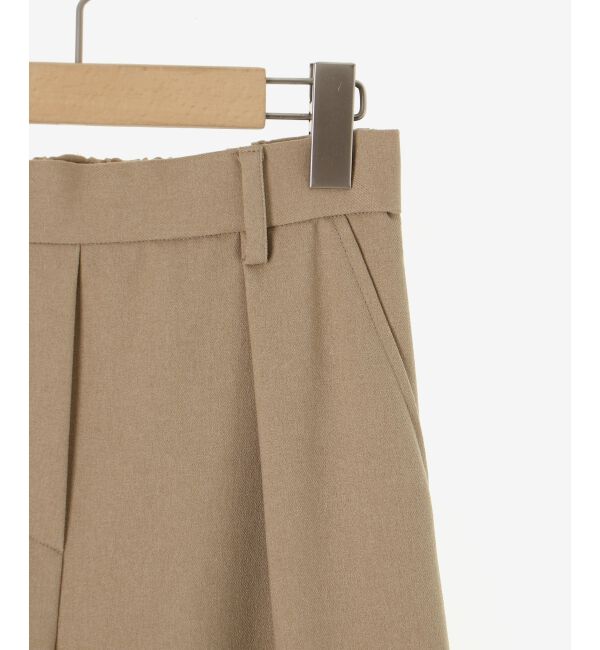  「ウールライクフロントタックワイドクロップドパンツ」|その他|