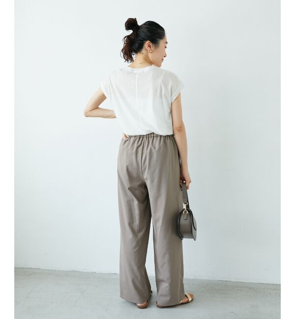  「ウエストデザイン2タックパンツ」|その他|