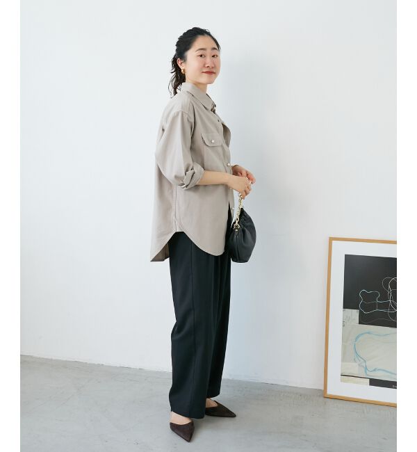  「ウエストデザイン2タックパンツ」|その他|