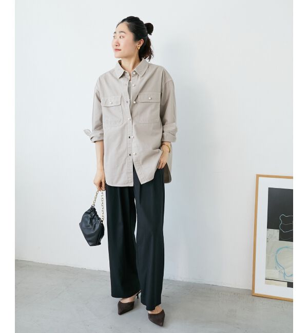  「ウエストデザイン2タックパンツ」|その他|