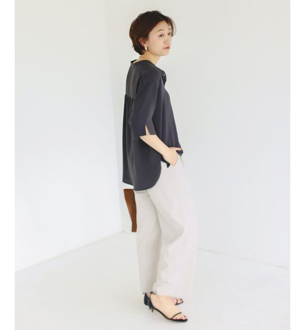  「ウエストデザイン2タックパンツ」|その他|