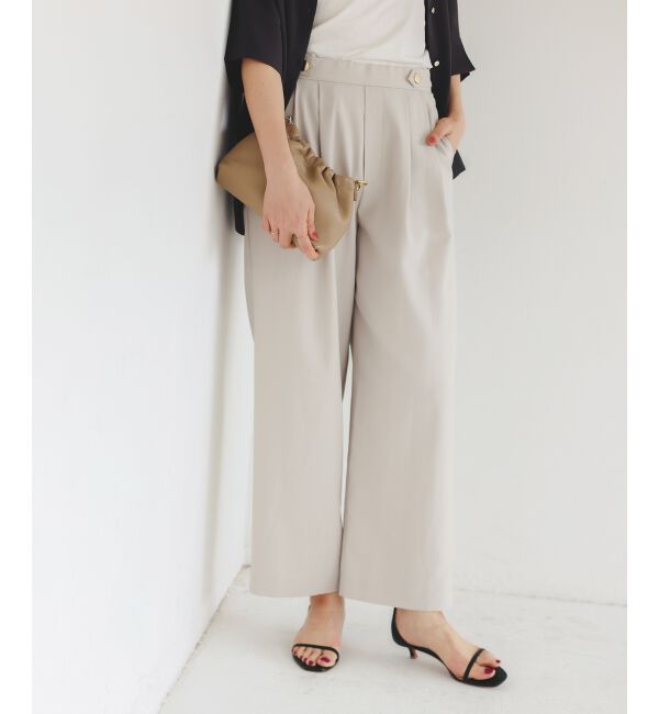 「ウエストデザイン2タックパンツ」|その他|
