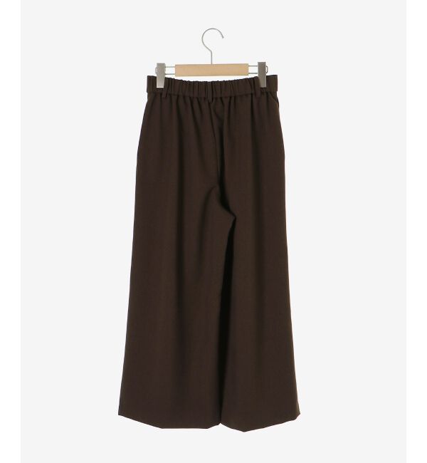  「《手洗い可能》ウールライクフロントタックワイドクロップドパンツ2」|その他|