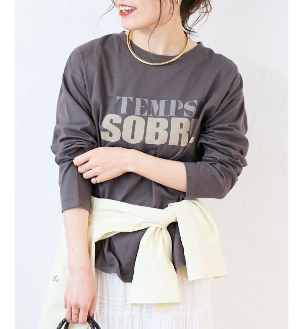  「バイカラーロゴTシャツ」|Tシャツ・カットソー|